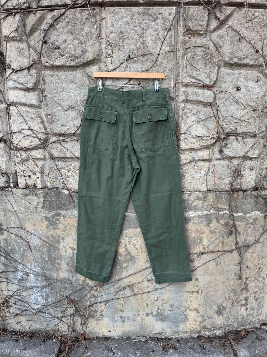 70s 미군 오리지널 og-107 퍼티그 팬츠 상품이미지2