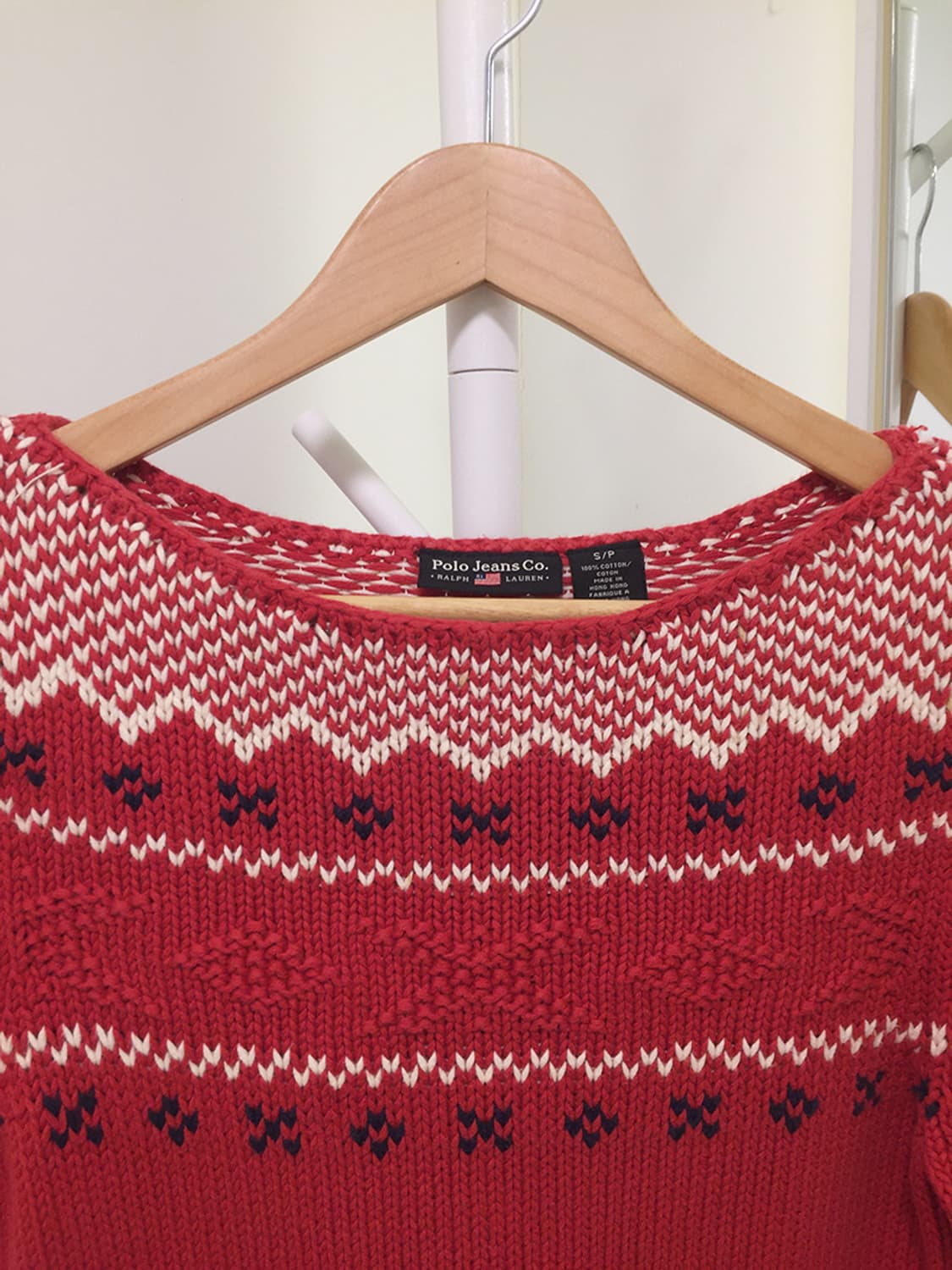 여성 폴로 노르딕 니트 스웨터 95 상품이미지3