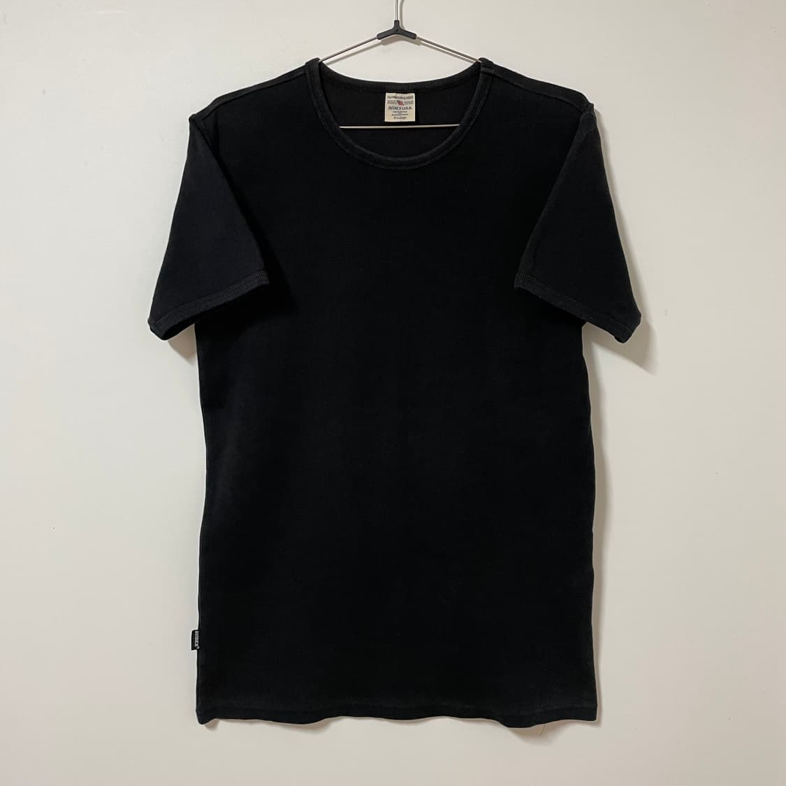 AVIREX BLACK RIBBED SHORT SLEEVE 상품이미지3