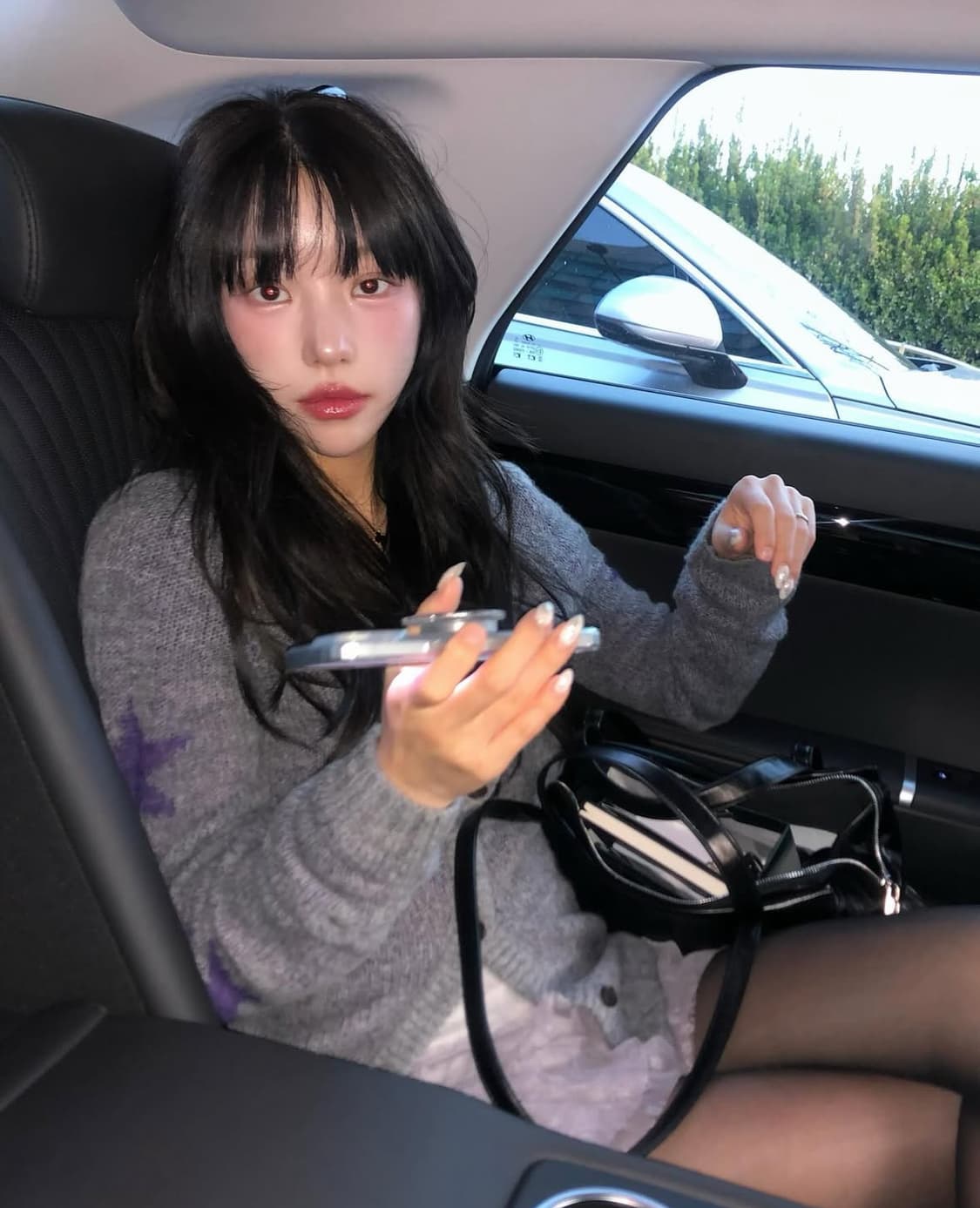마지셔우드 모헤어 스타 가디건 소윤착용 상품이미지2