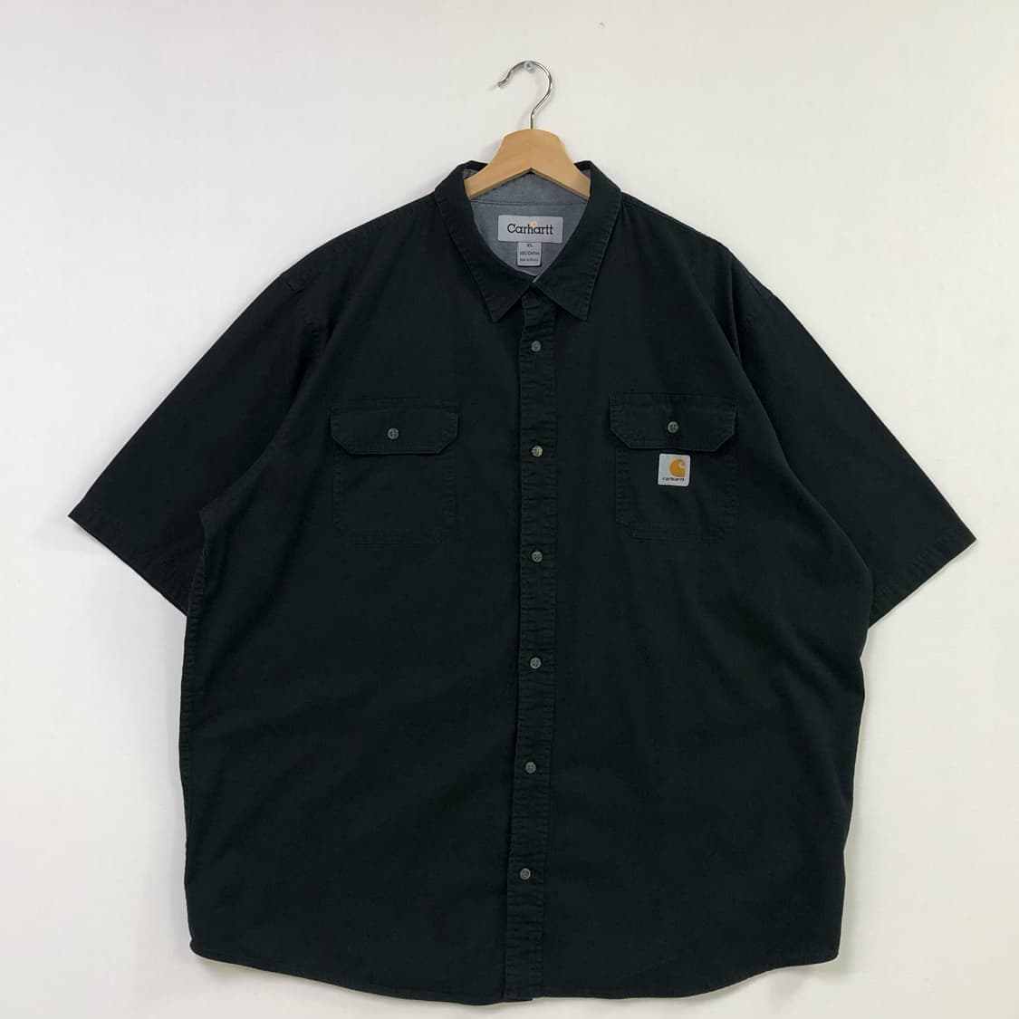 Xxl 칼하트 블랙 워크 셔츠 상품이미지2