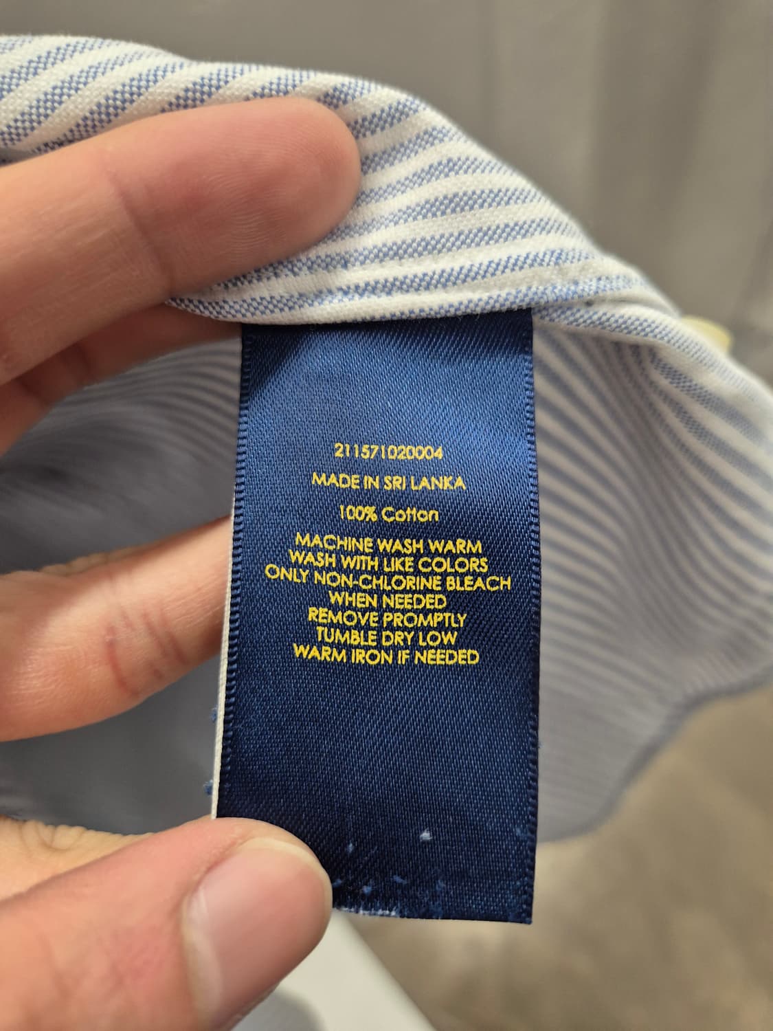 랄프로렌 스트라이프 셔츠 L 상품이미지6