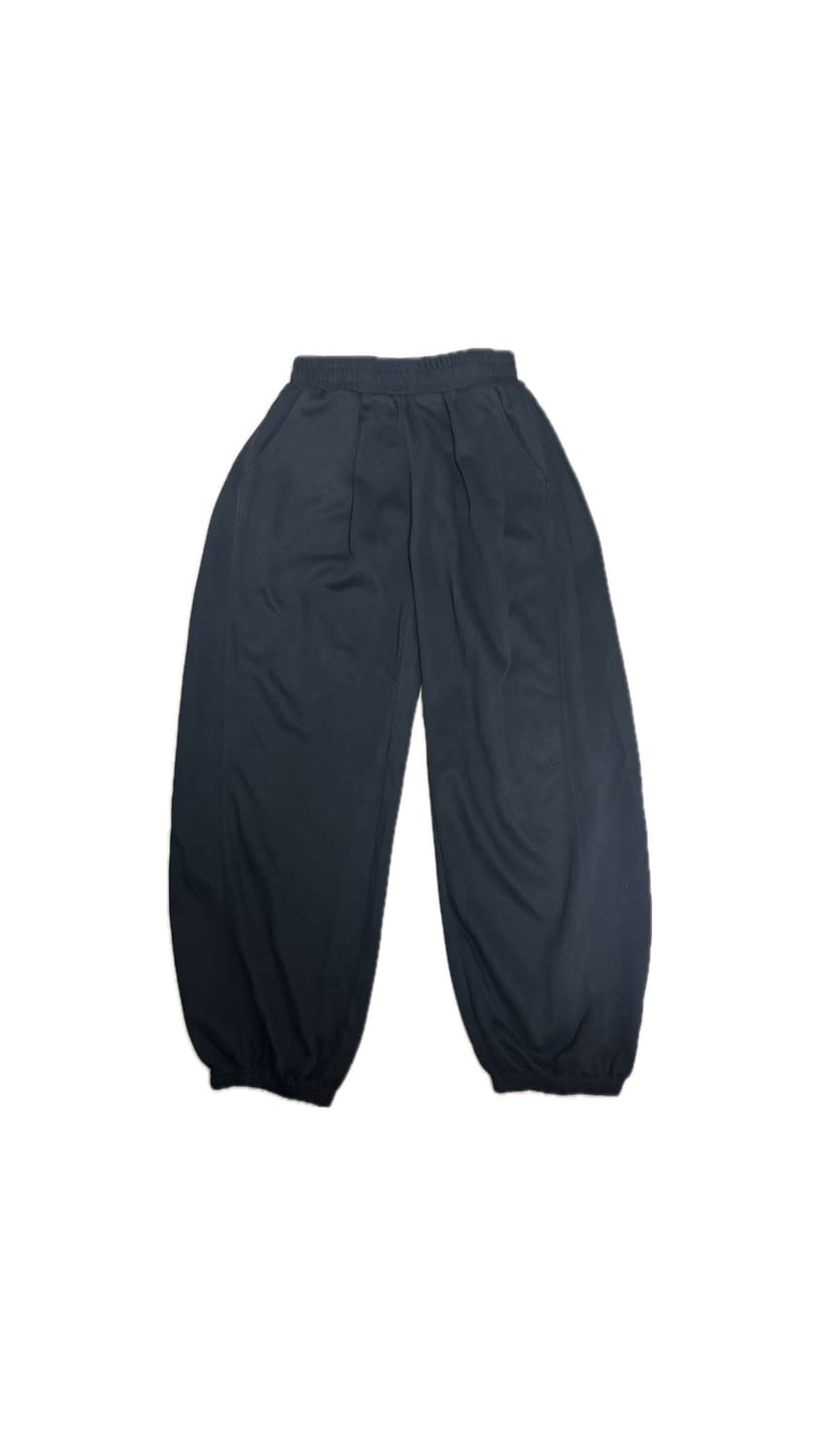 트릴리온 딥 턱 벌룬핏 스웨트 조거 팬츠 (BLACK) 상품이미지1