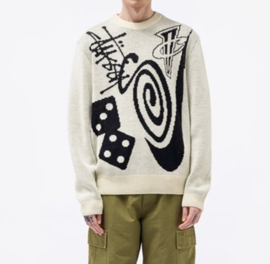 [L]나이키 x 스투시 NRG 니트 스웨터 파슬 상품이미지1