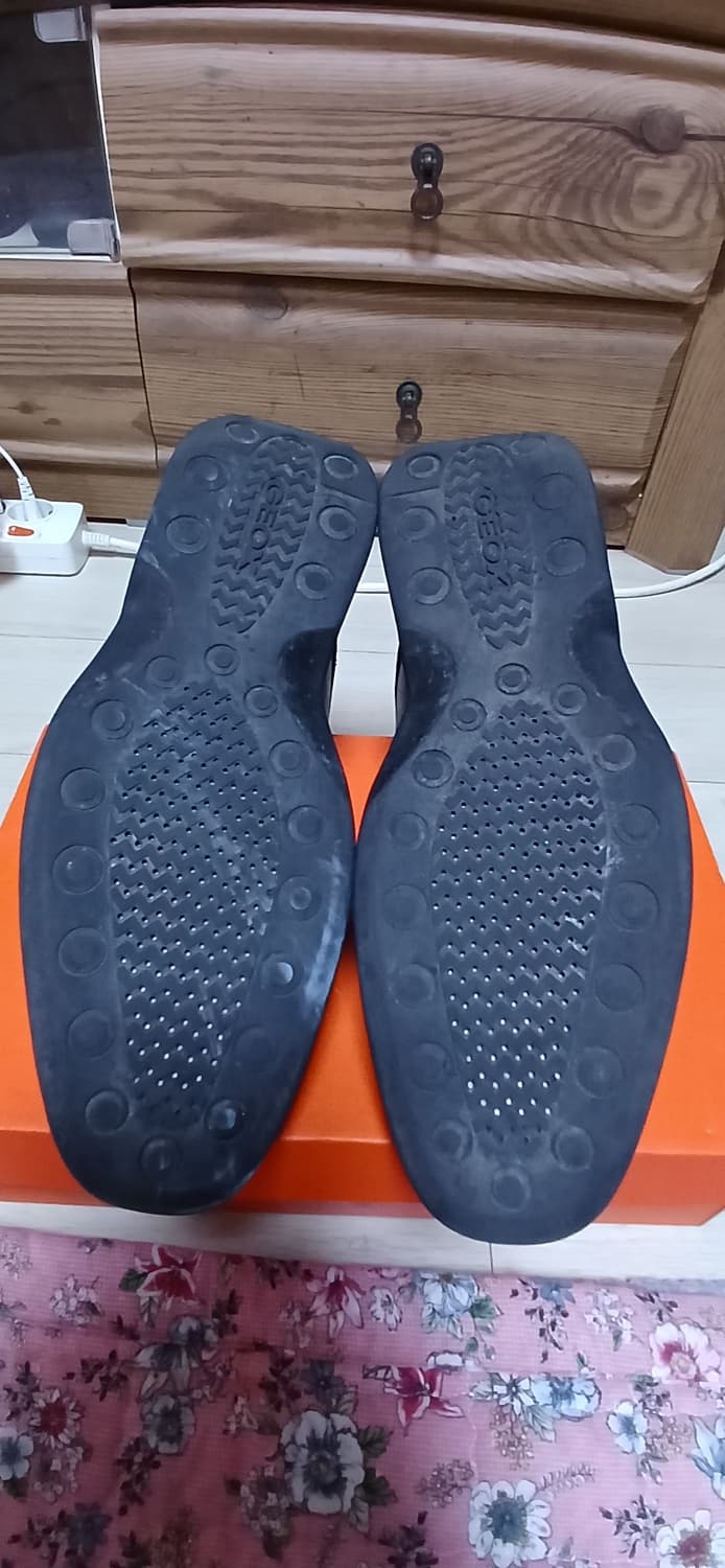 제옥스(GEOX) 남성용 블랙 드레스 슈즈(EU43,약275mm)  상품이미지6