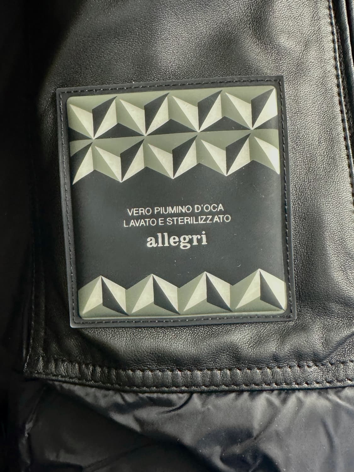 알레그리 천연 양가죽 + 구스다운 롱 패딩 블랙  (50, 민트급) 상품이미지7