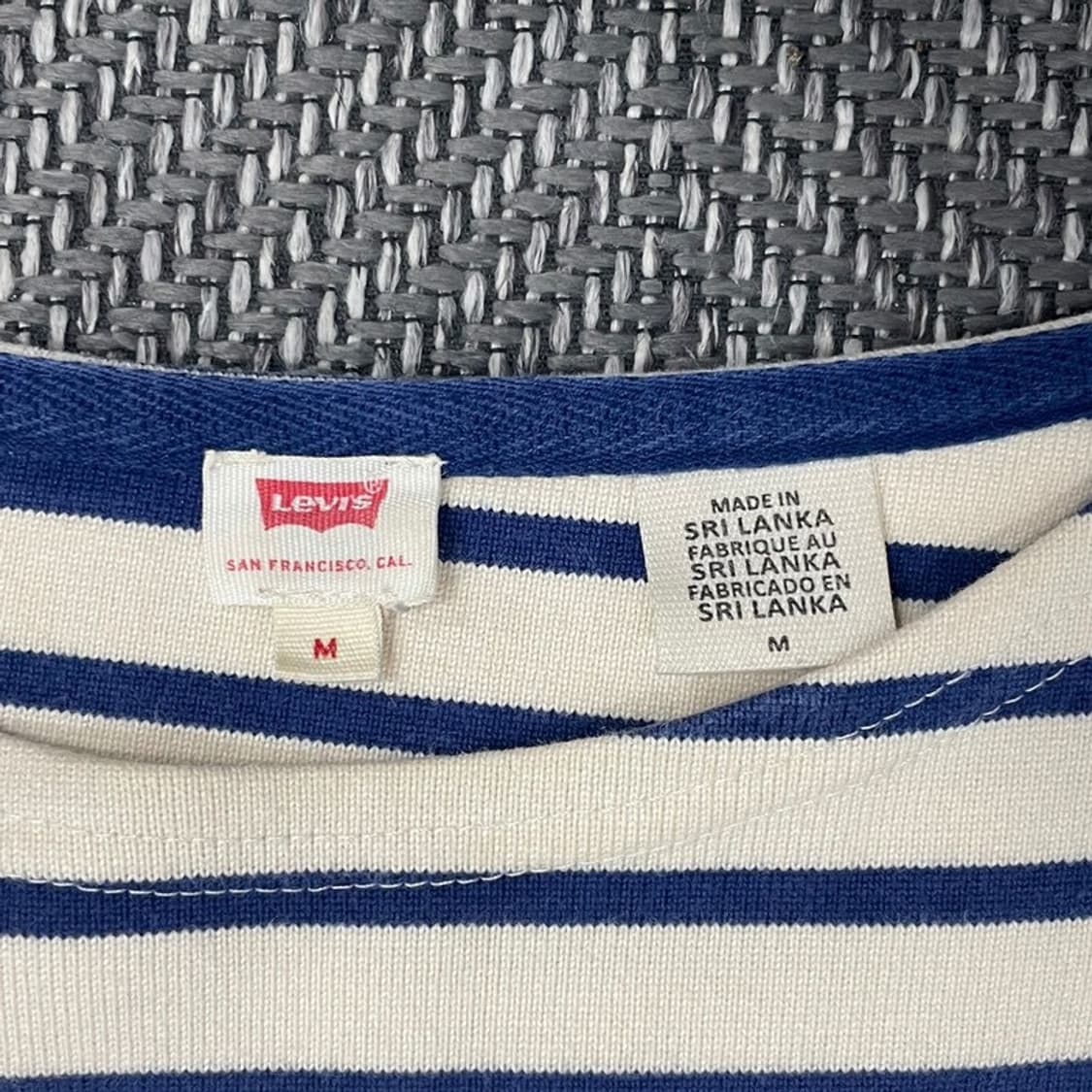 리바이스 스트라이프 자수 롱슬리브 v0302 상품이미지5