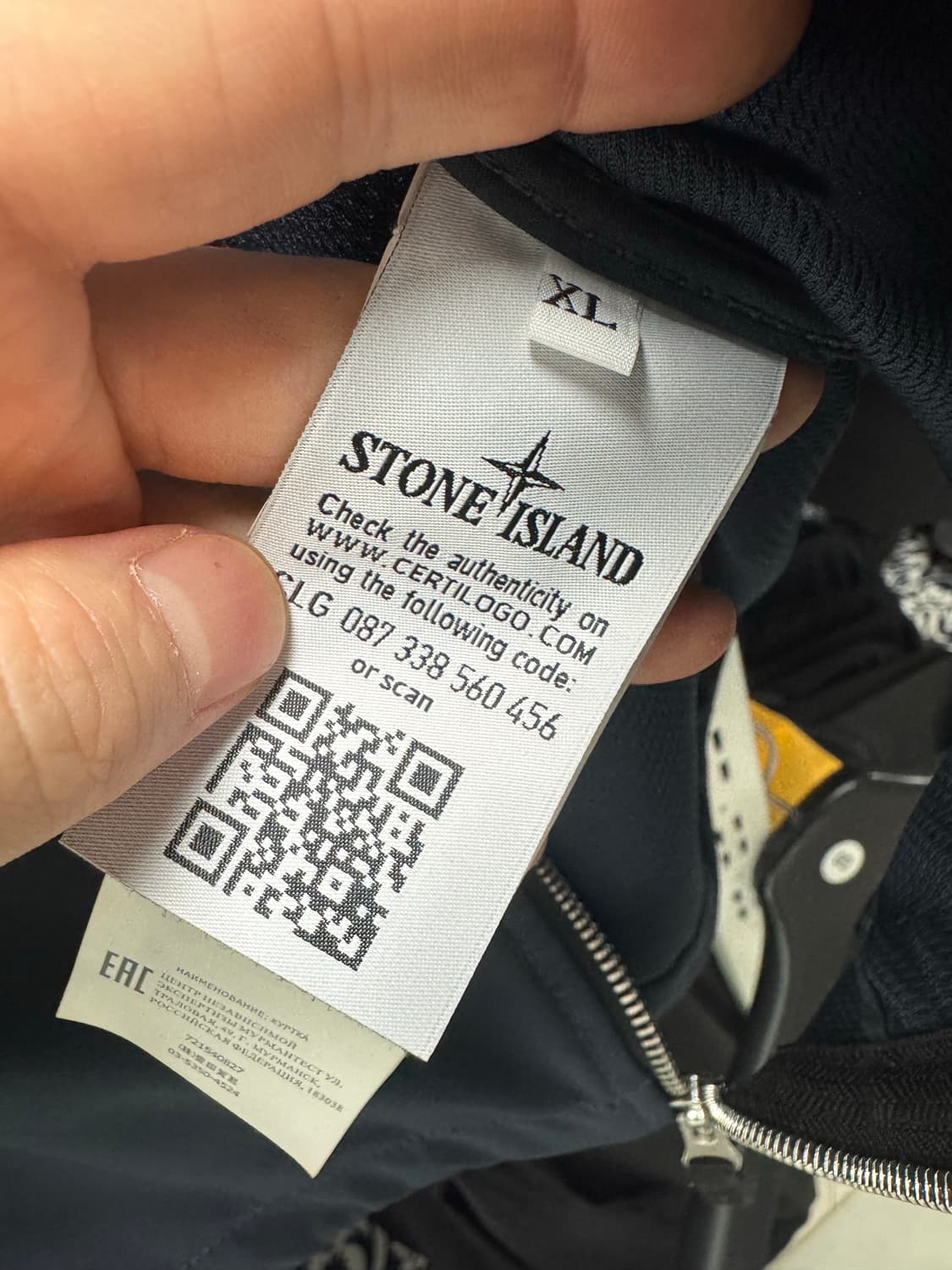 스톤아일랜드 라이트 소프트쉘 XL 상품이미지4