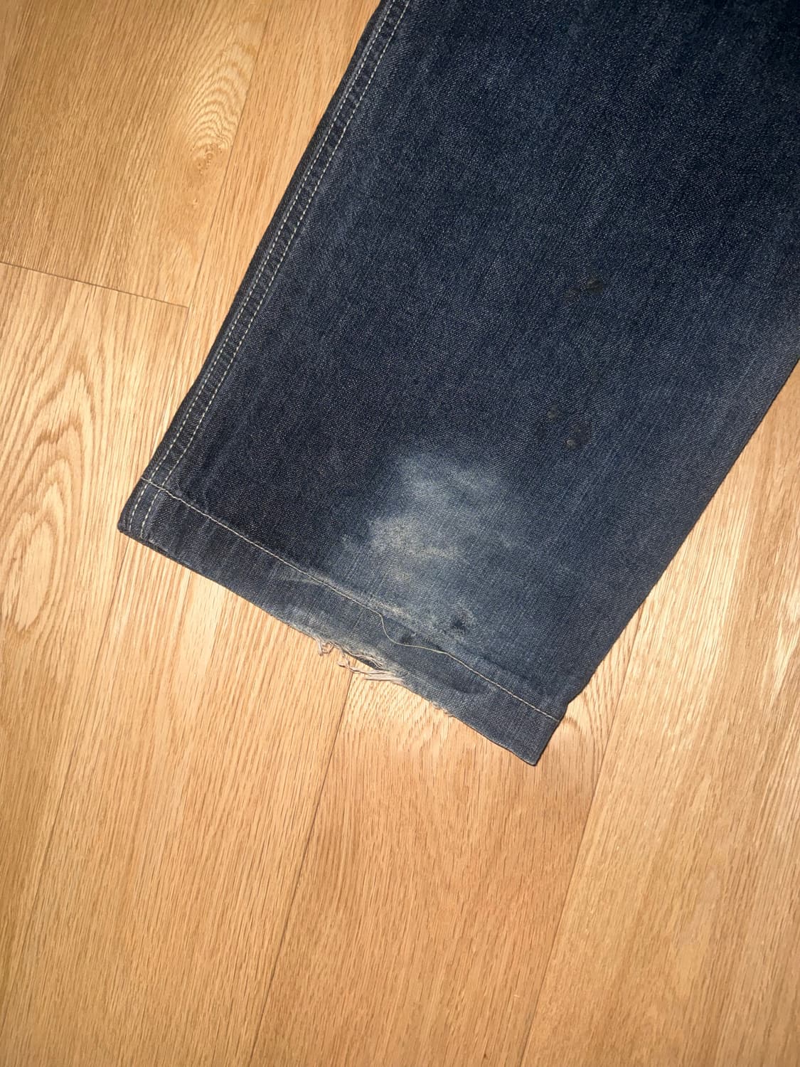 빈티지 와이드 스트릿 데님팬츠 상품이미지3