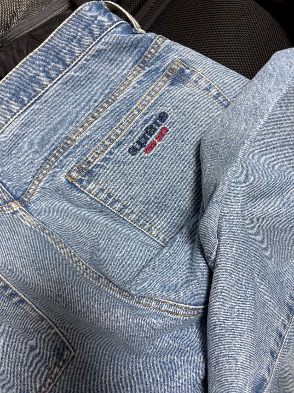 슈프림 배기진 워시드 인디고 36 상품이미지1