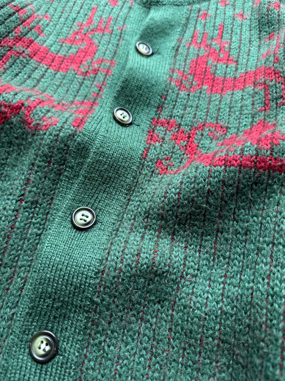 80s 모헤어 가디건 L 상품이미지5