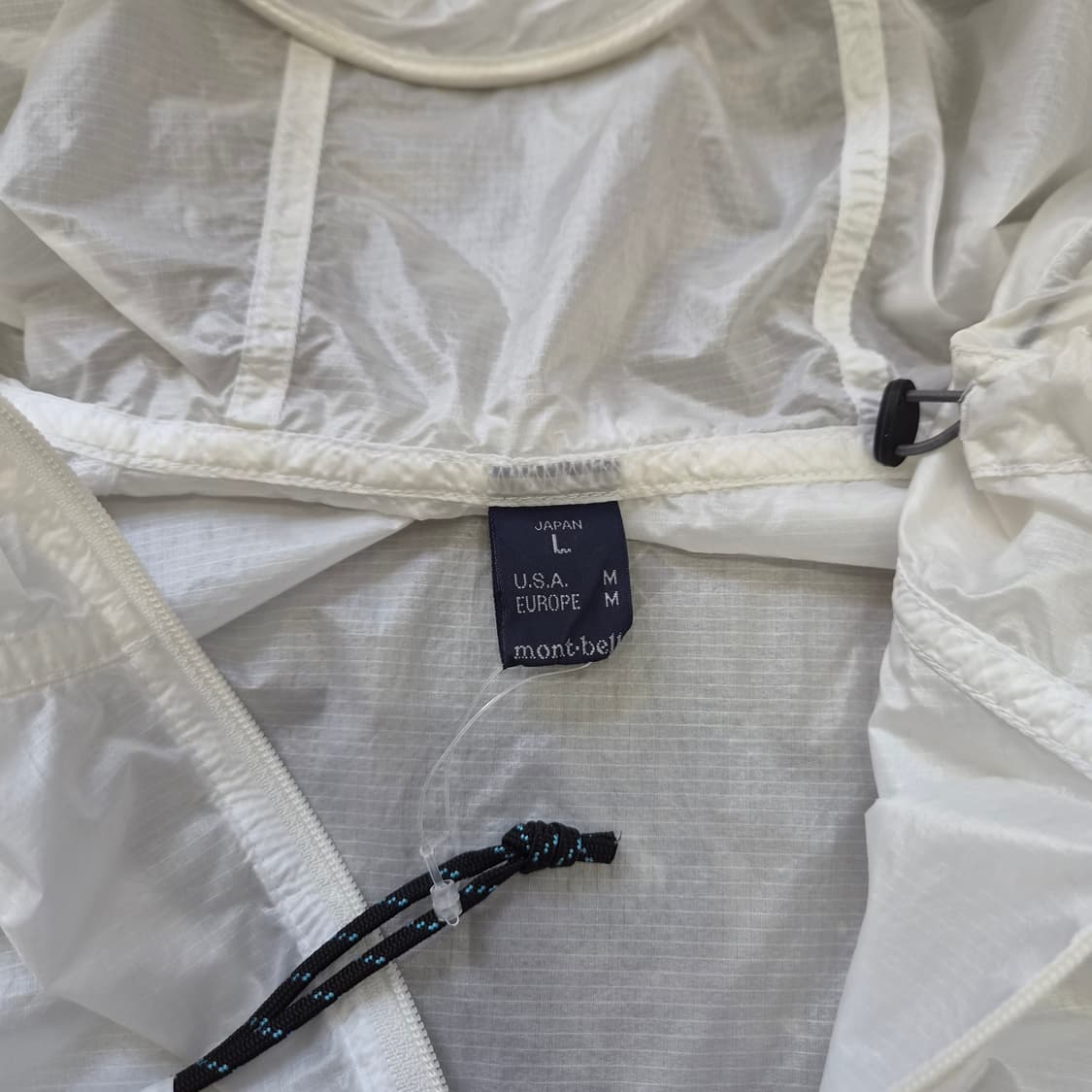 L) 몽벨 재팬 초경량 아노락 바람막이 방풍자켓 상품이미지4