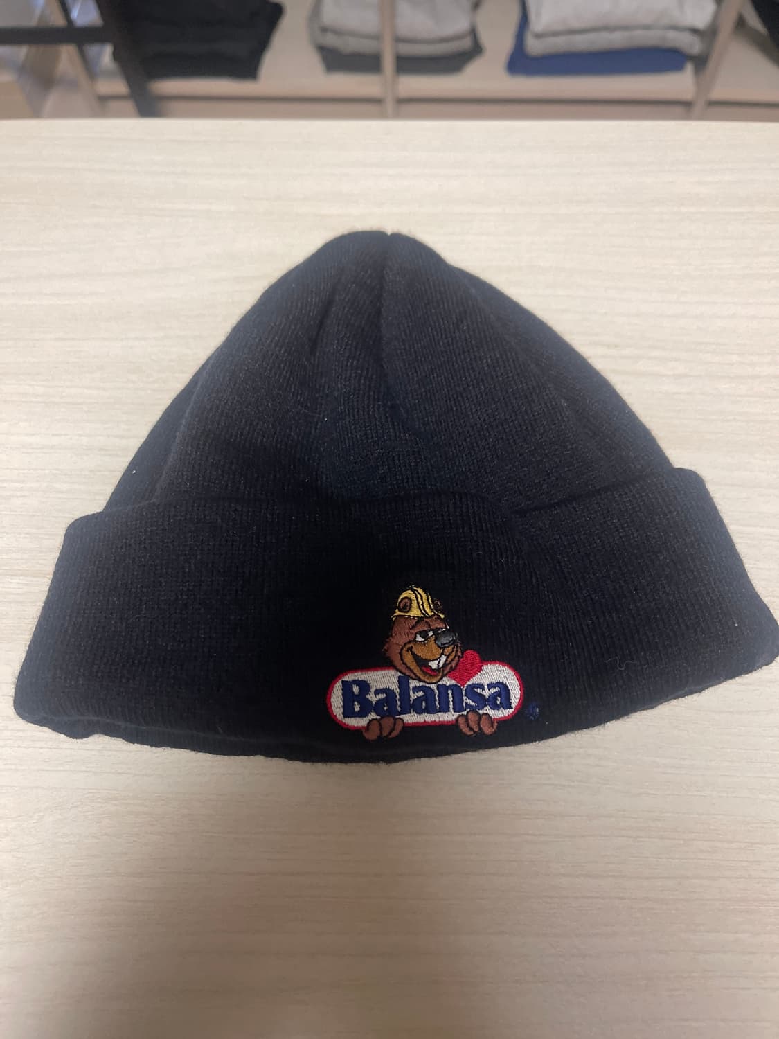 발란사 검정 비니 상품이미지2