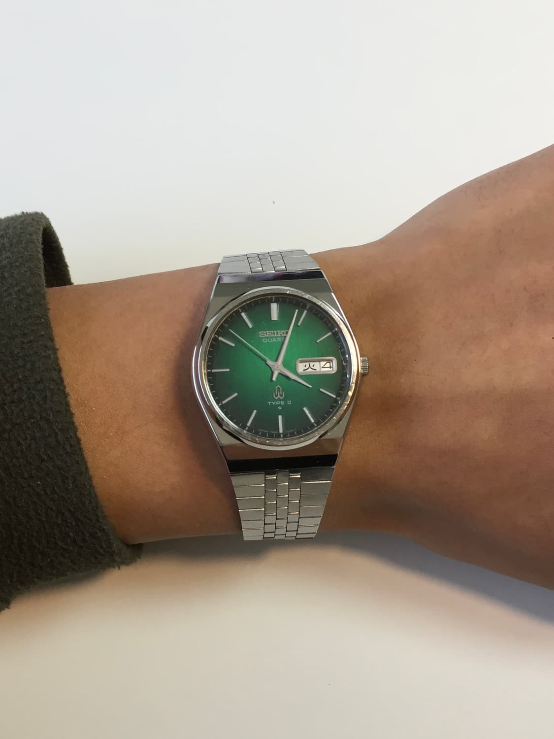70s seiko type 2 green gradation dial 상품이미지5