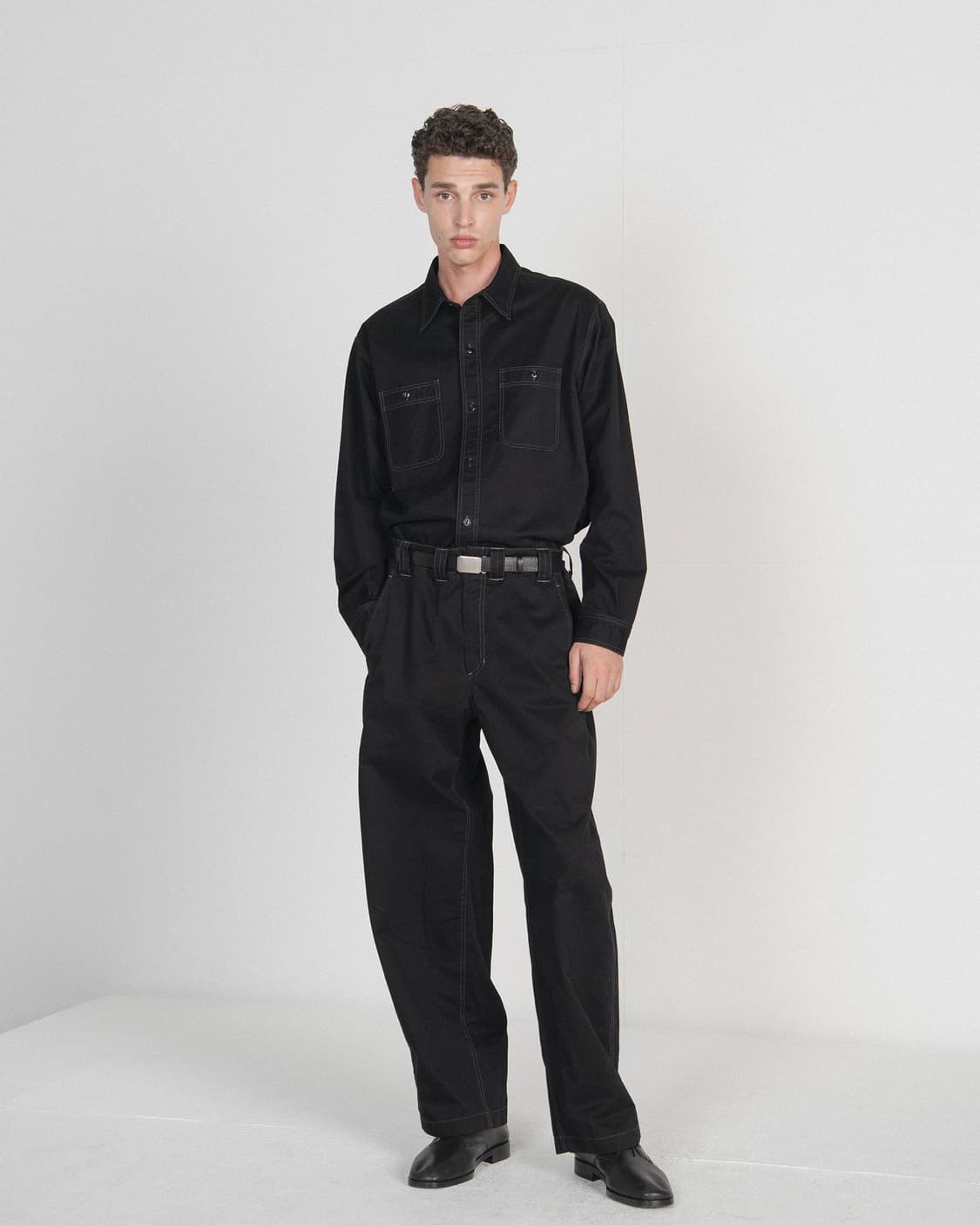 BROWNYARD Washed Work Shirt 상품이미지3