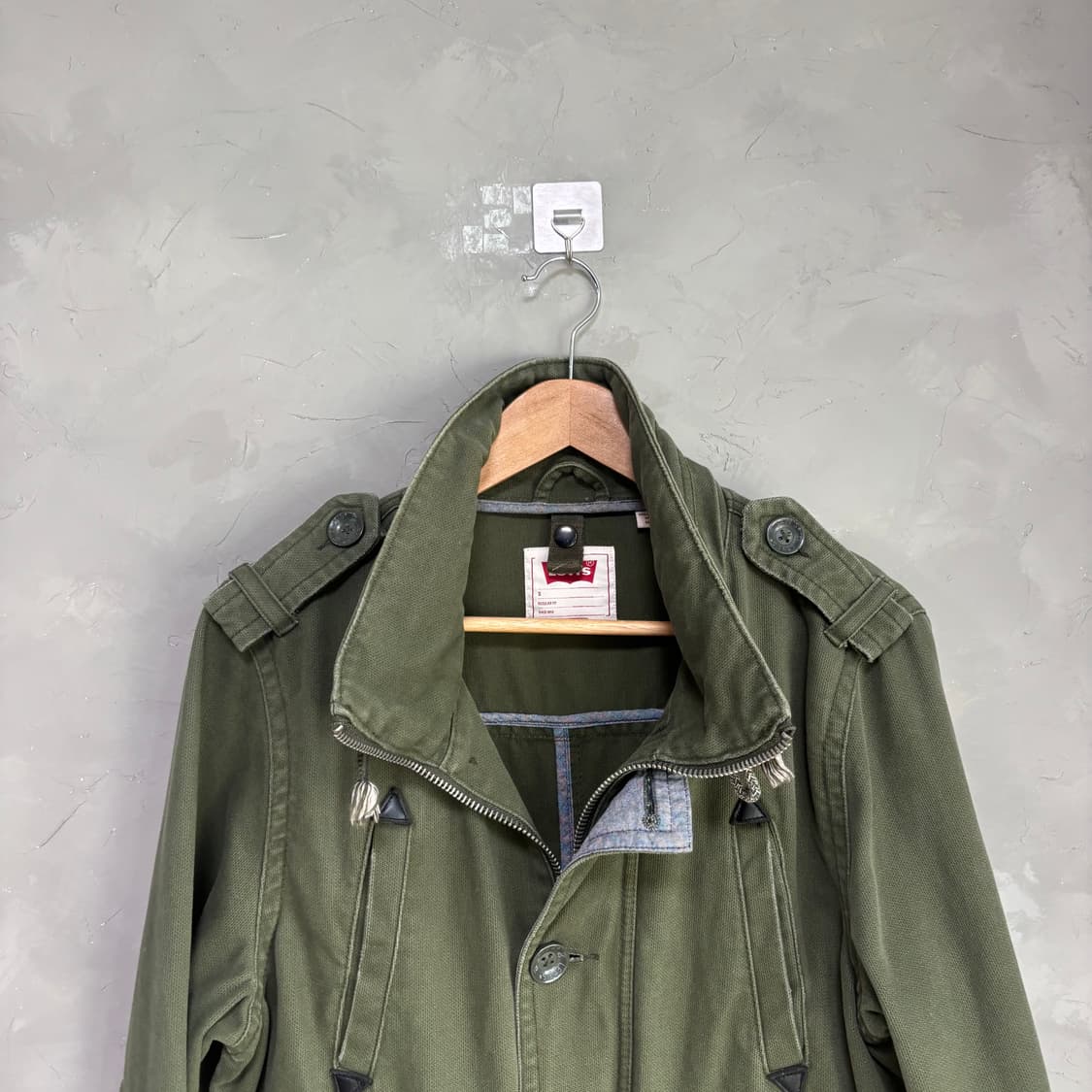 리바이스 밀리터리 야상 자켓 올리브 카키 상품이미지2