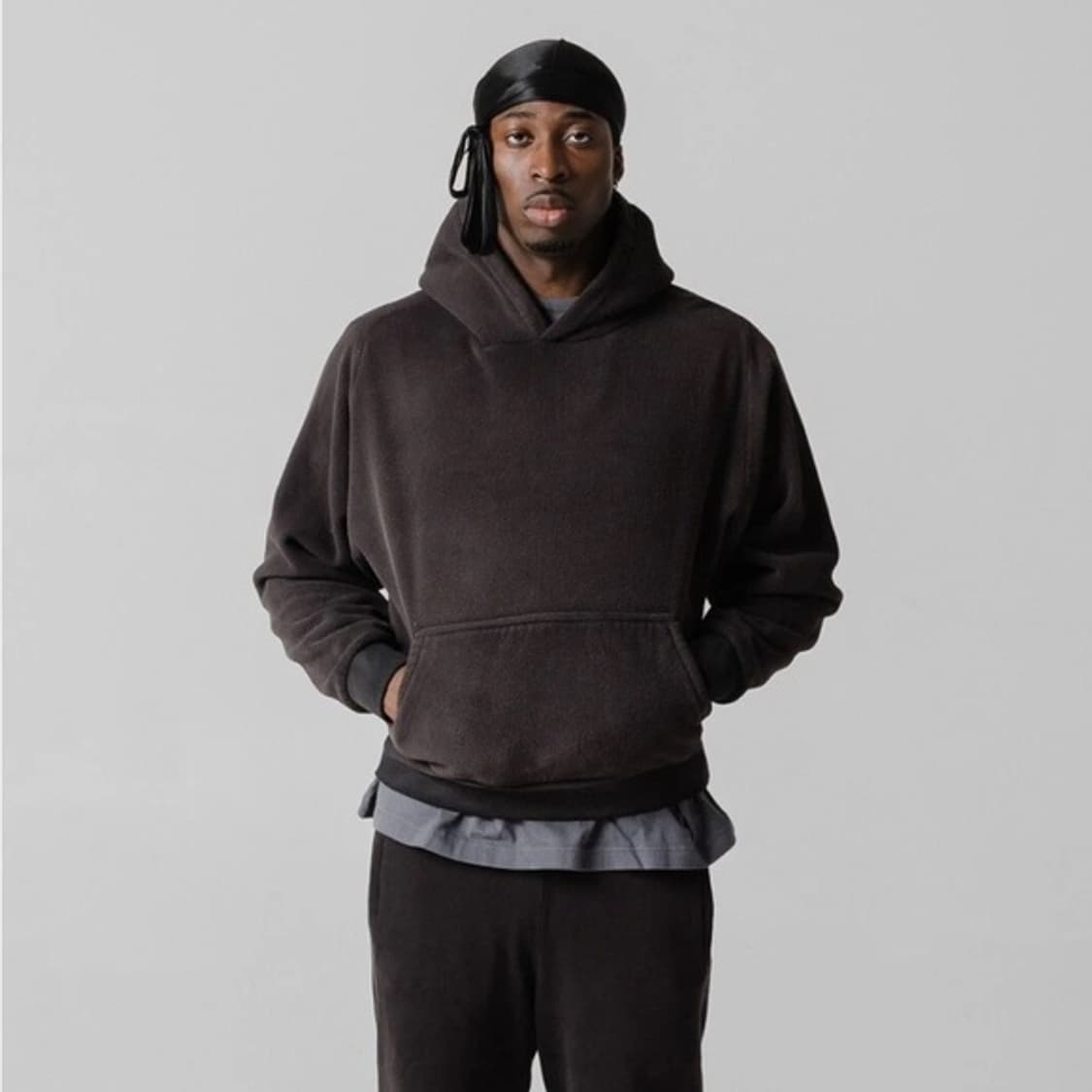 (새제품) 이지 갭 폴라 플리스 후드 블랙 L 상품이미지1