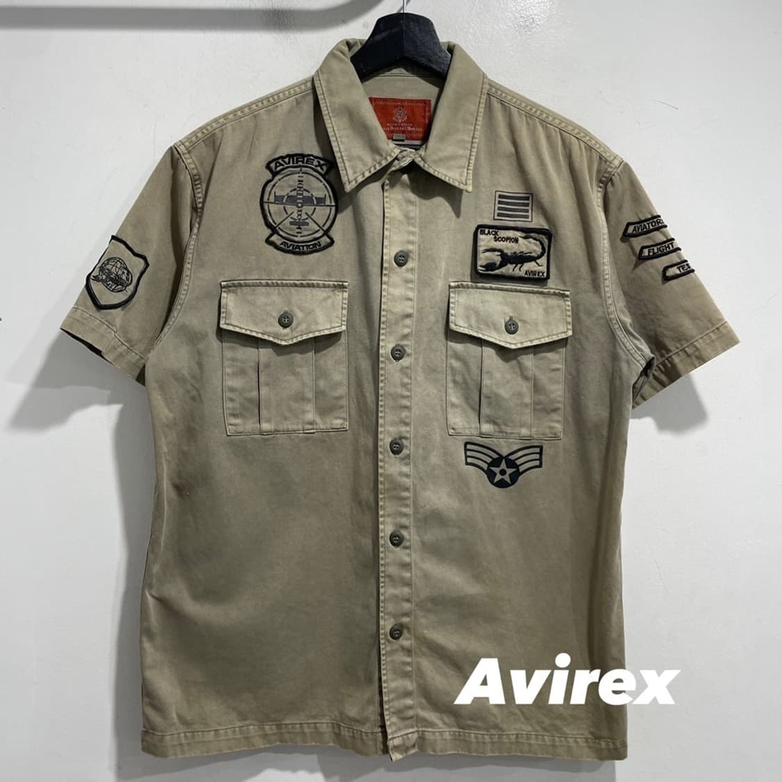 아비렉스 밀리터리 워크셔츠 상품이미지1
