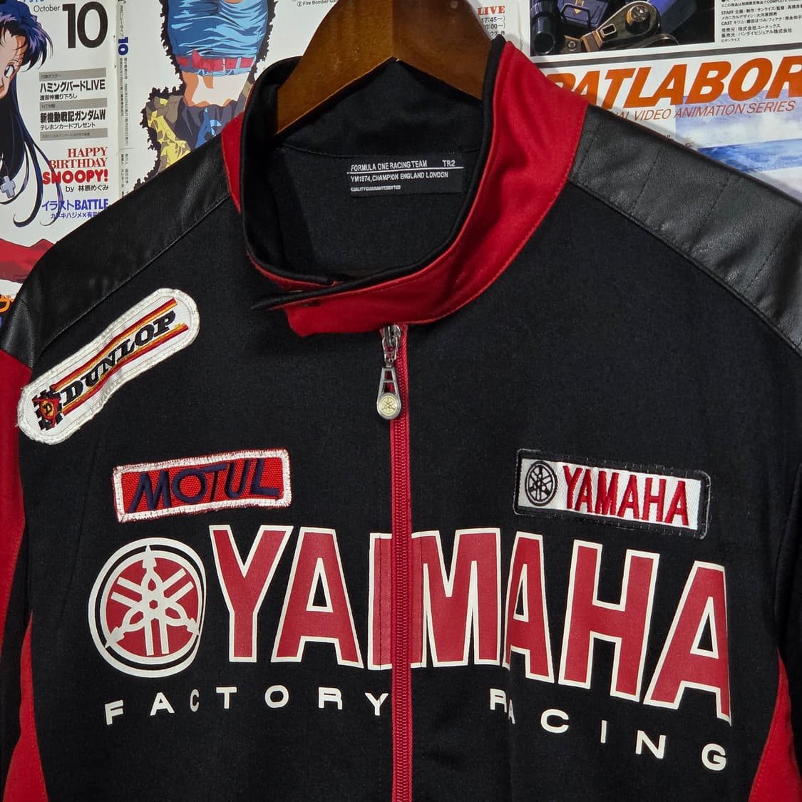 야마하 빅프린팅 레드&블랙 레이싱 져지 상품이미지4