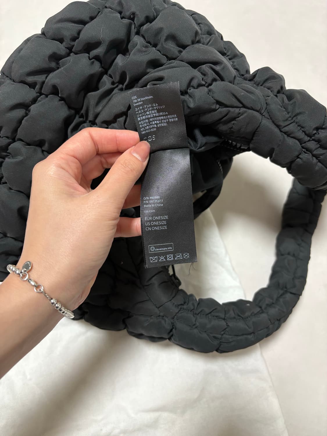 Cos 코스 퀼티드 미니백 블랙 상품이미지5