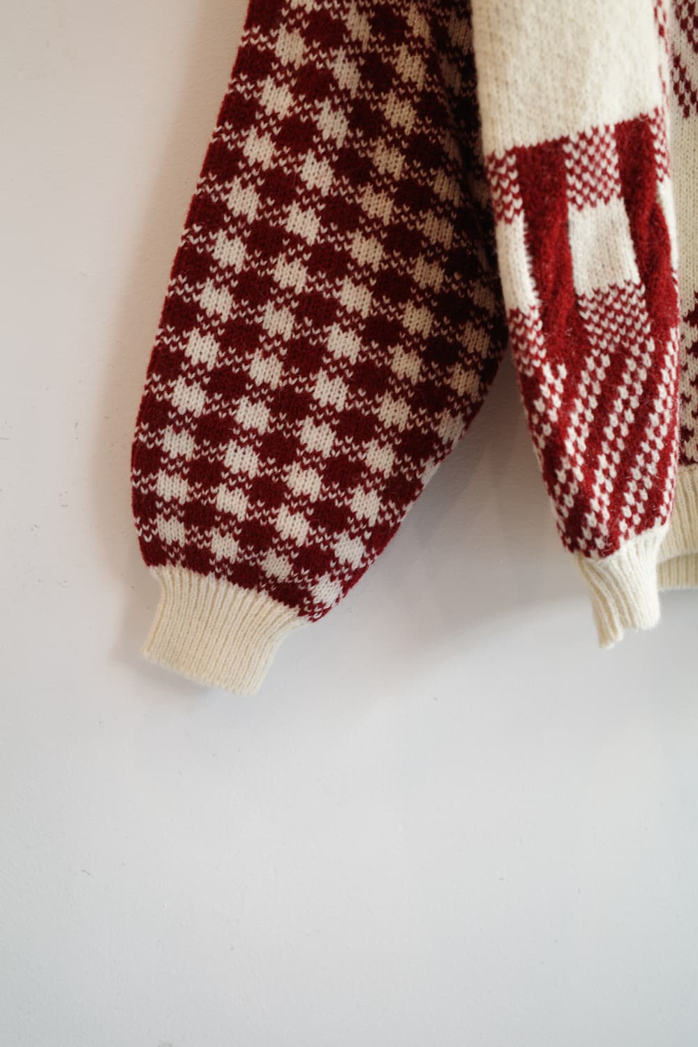 Japan brand 울 패턴 니트 (새상품) 상품이미지5