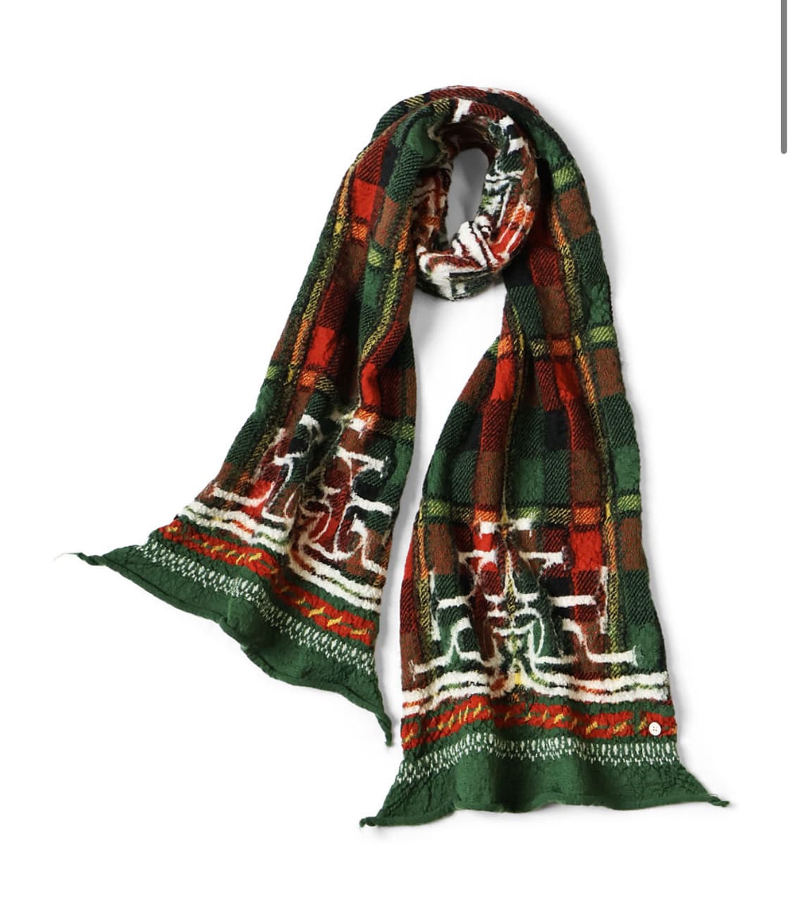 캐피탈 타탄체크 아이누 머플러 상품이미지1