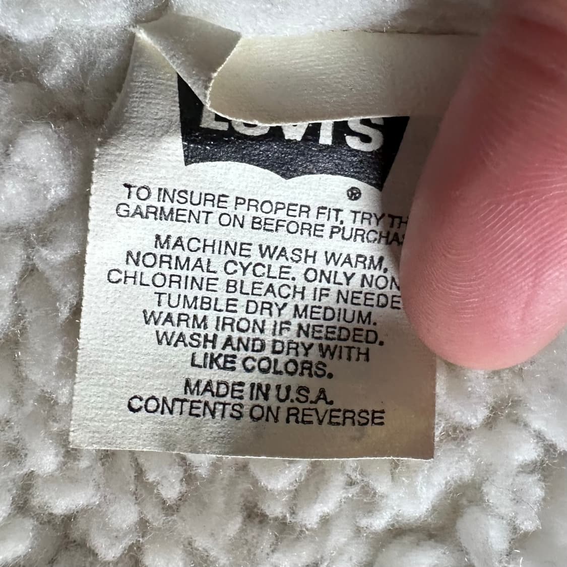 96s 리바이스 USA 쉐르파 데님 자켓   상품이미지8