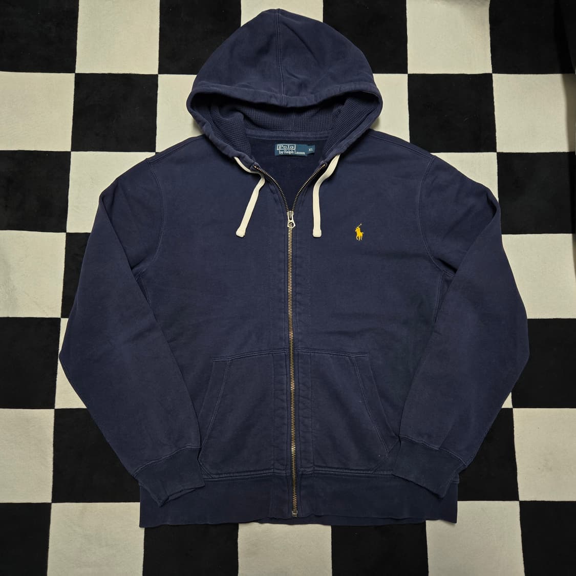 XL 폴로랄프로렌 써멀 후드 집업 네이비 상품이미지1