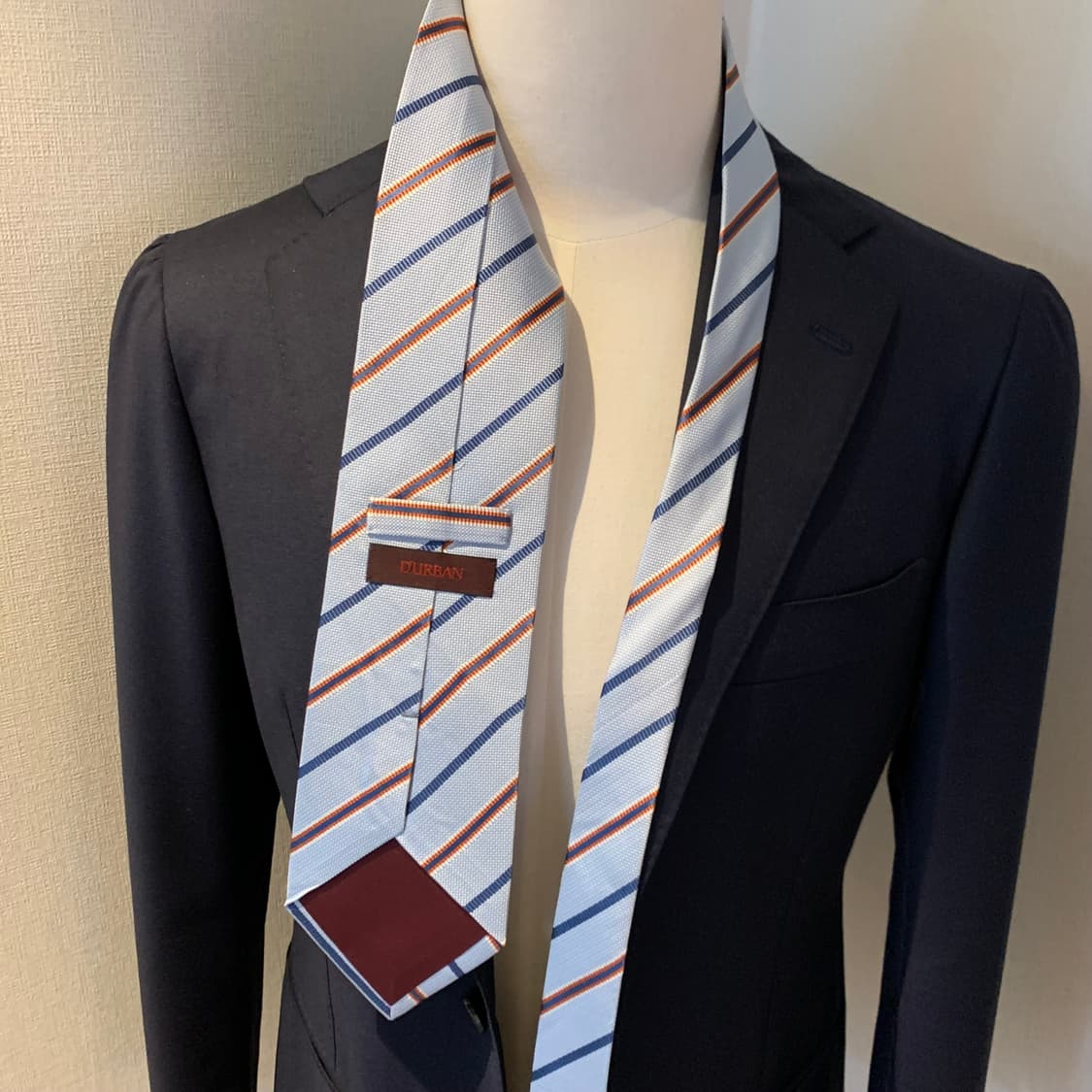 더반 이태리 100실크 스트라이프 명품넥타이 A+등급 9.5cm 상품이미지2