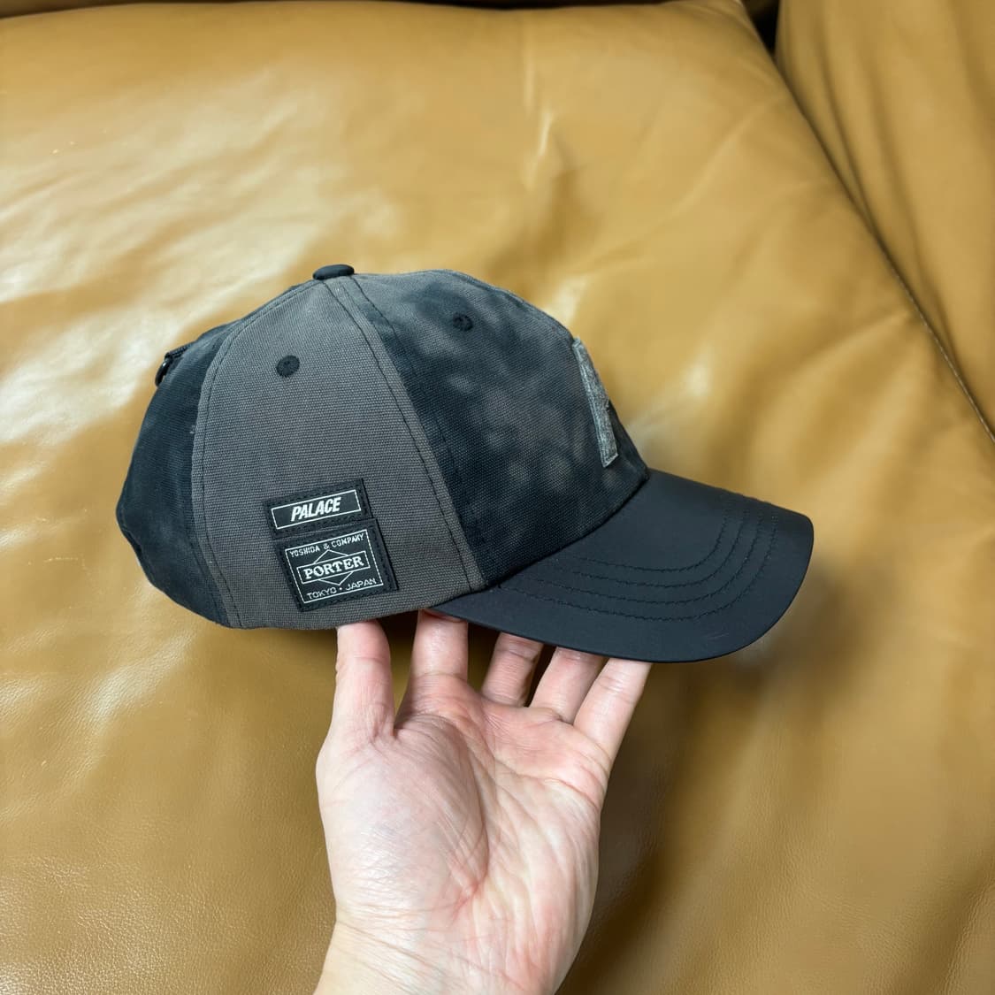 팔라스 포터 6패널 볼캡 모자 워시드 블랙 상품이미지4