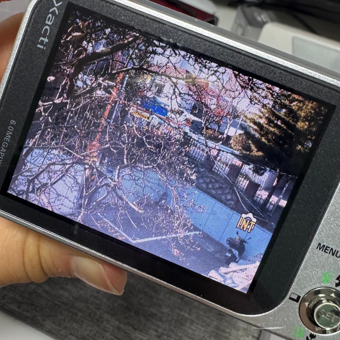 산요 작티  DSC-E6 빈티지 디카 디지털 카메라  디카 화이트 상품이미지7