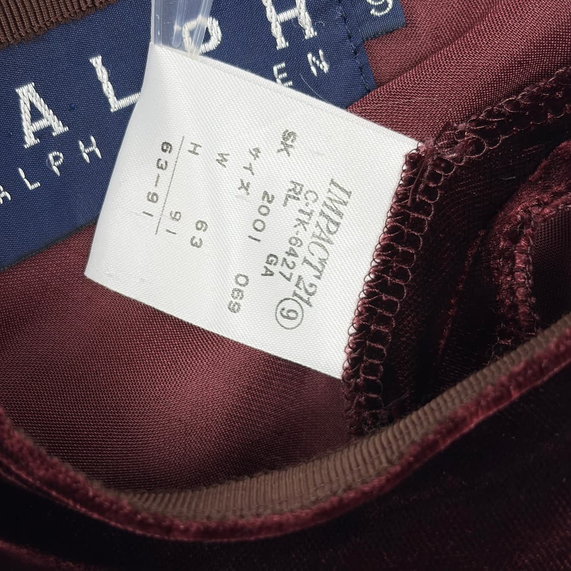 폴로 랄프로렌 벨벳 스커트 치마 상품이미지6