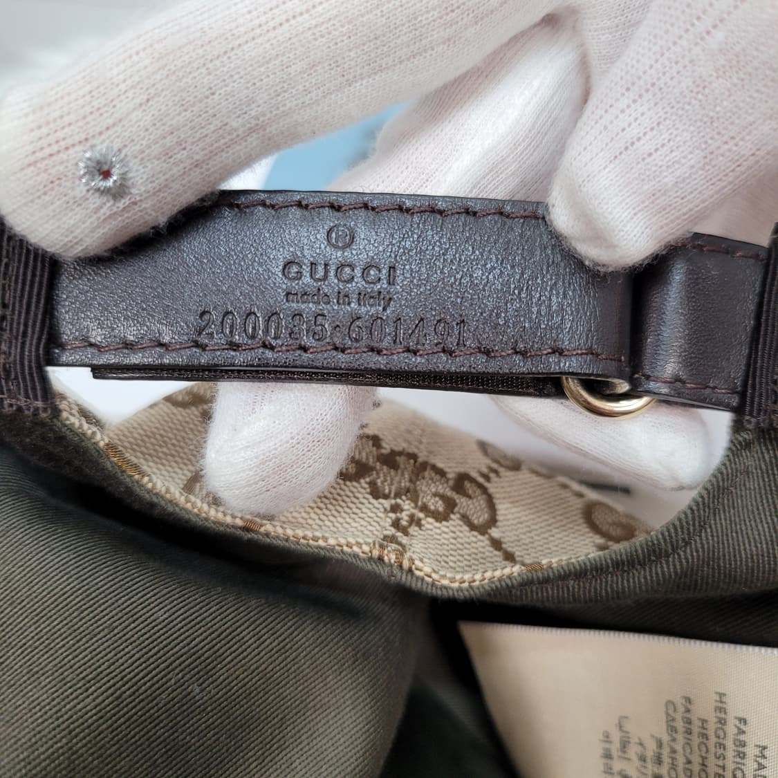 GUCCI 구찌 모자 볼캡 캡 58cm M 사이즈 상품이미지7