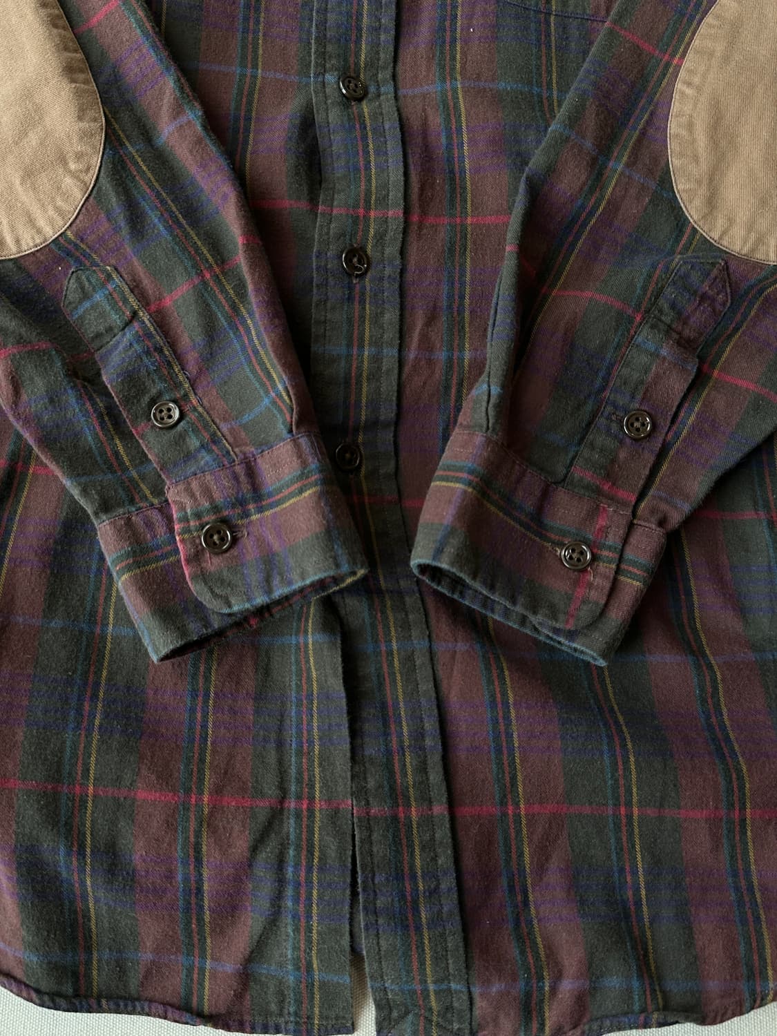 폴로 랄프로렌 헌팅 체크셔츠 M (숄더 엘보우 패치) 상품이미지8