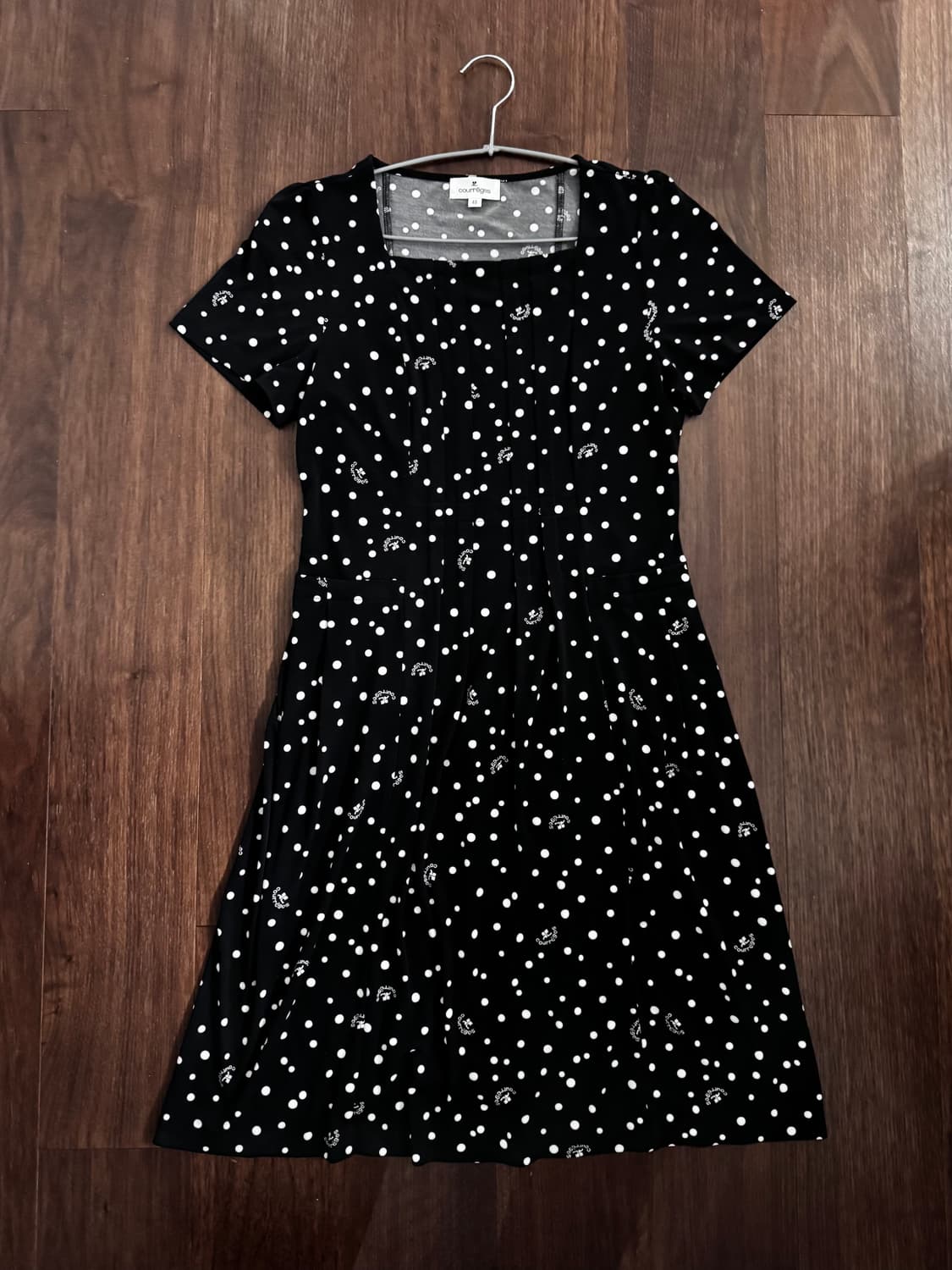 꾸레쥬 도트 미디 원피스 상품이미지1