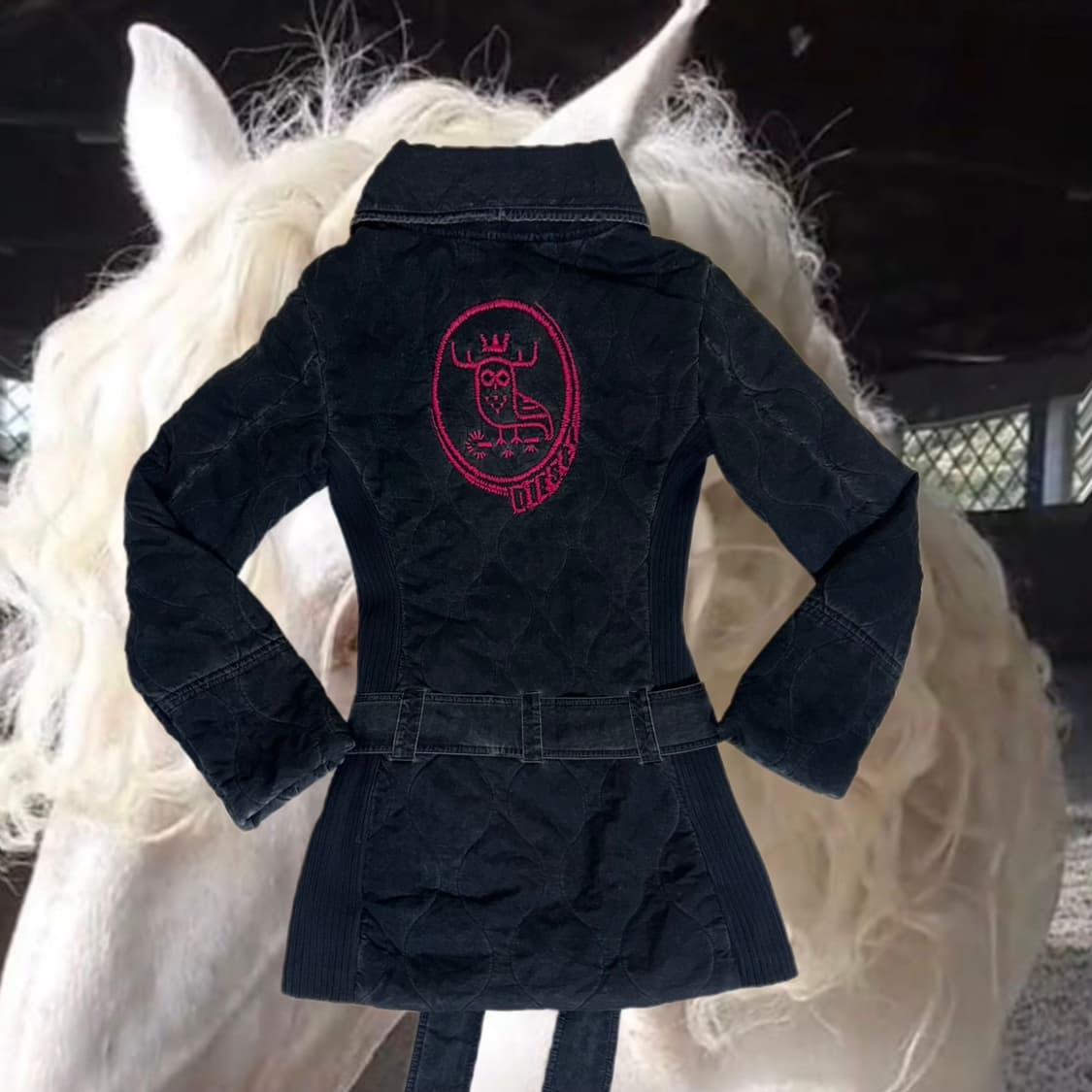 DIESEL ☠️vintage washing highneck jacket 상품이미지3