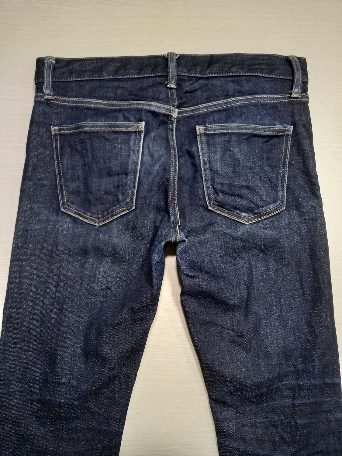 30 유니끌로 셀비지 스판 슬림일자진 진청 30-152 상품이미지4