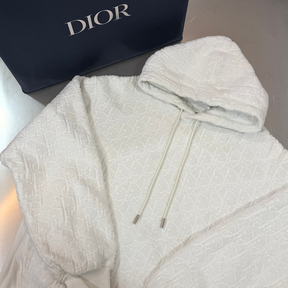 [리오브] 디올 오블리크 테리 후드 상품이미지3