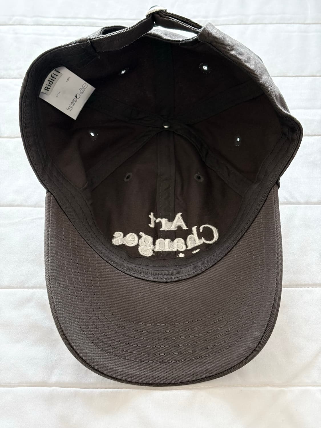 레이디볼륨 Art Changes 코튼 볼캡 (DARK GREY) 상품이미지4