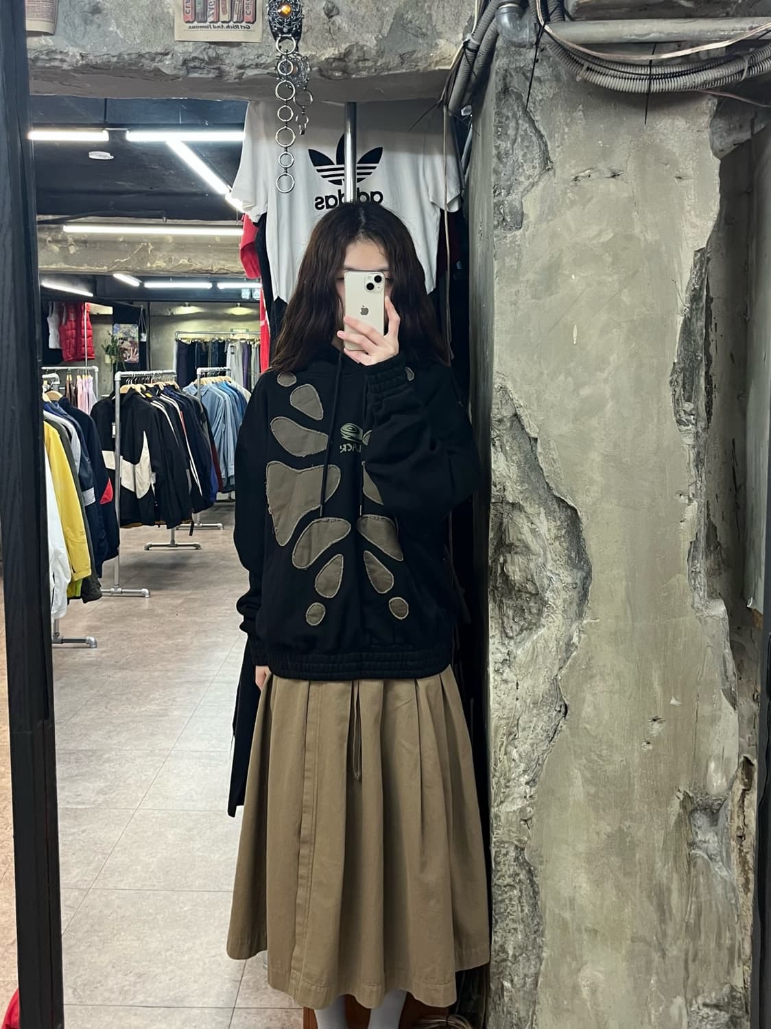 글랙 파슬본 후드티 블랙 M #csz2392  상품이미지2