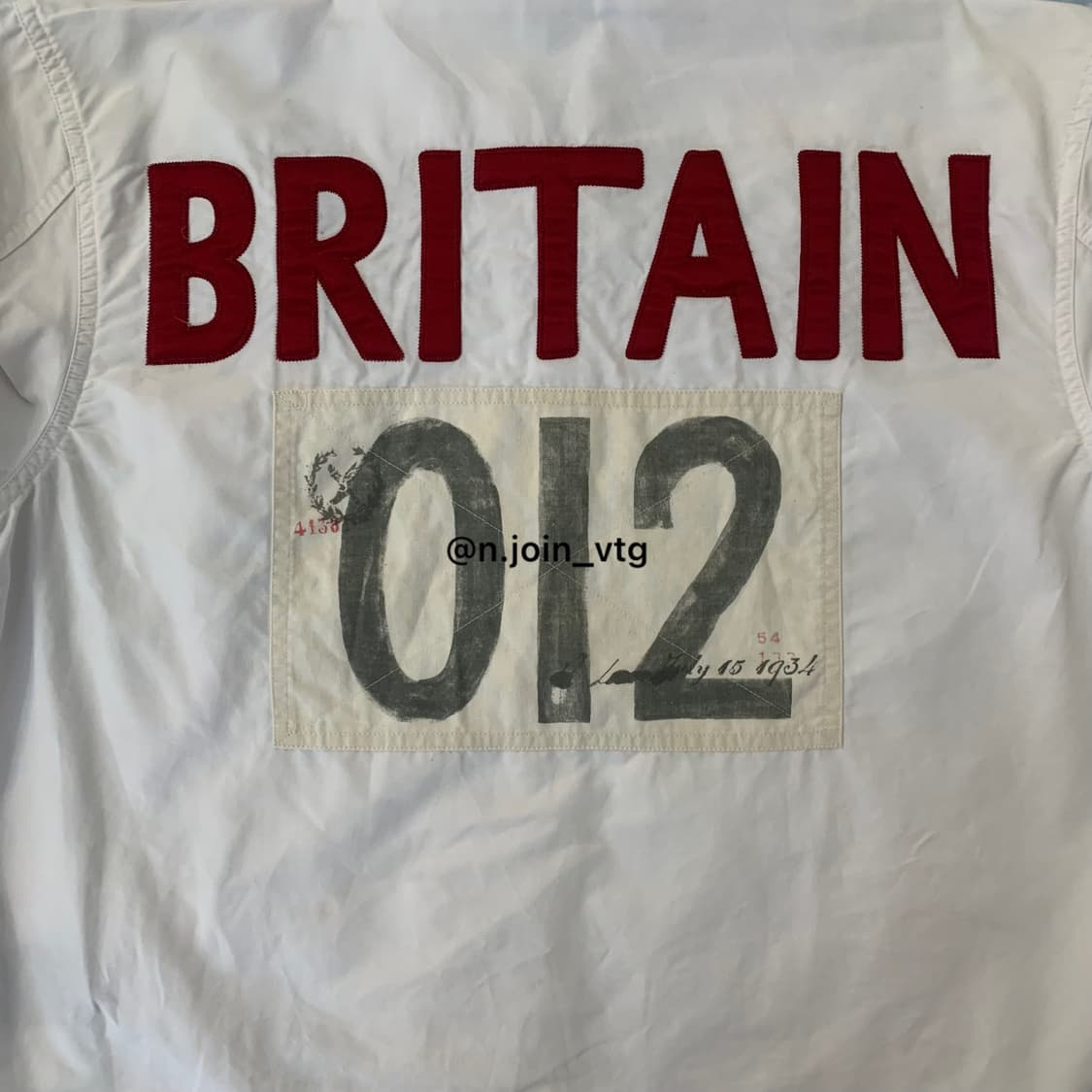 폴로 랄프로렌 빅포니 브리튼 UK 영국 화이트 바람막이 자켓 상품이미지5