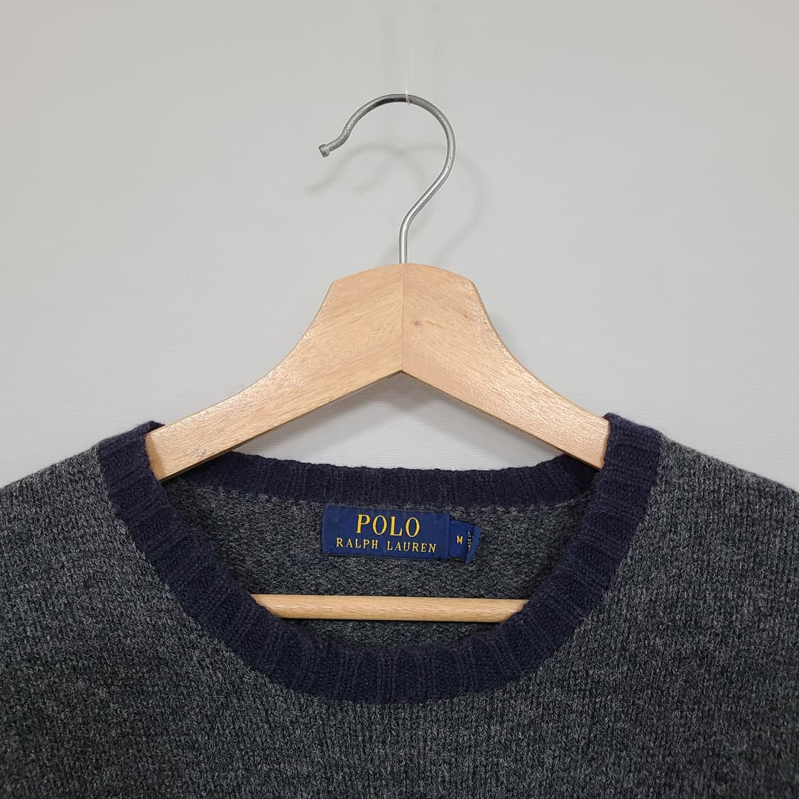 폴로 랄프로렌 정품 남성 베어 스웨터 그레이 헤더 M 상품이미지3