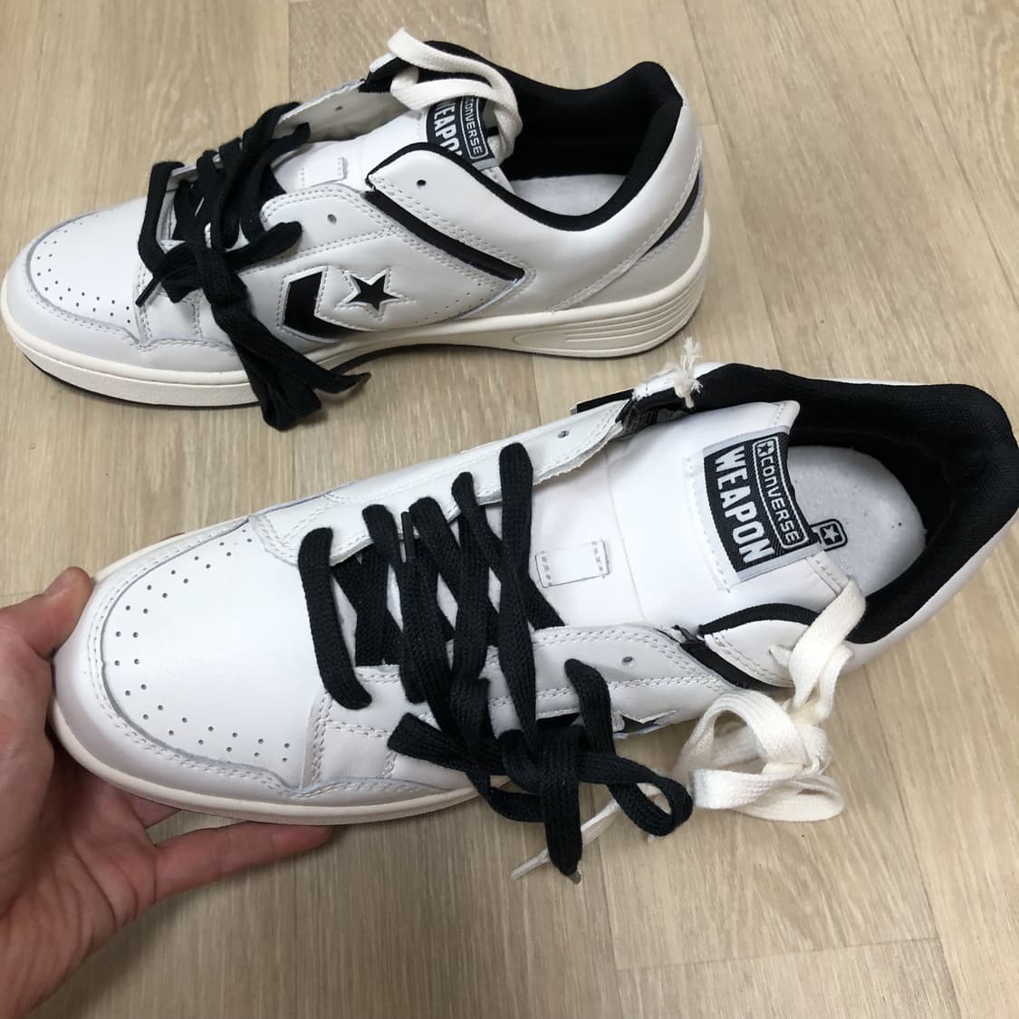 (300) 새상품 컨버스 CONVERSE 웨폰 빈티지 화이트 로우 상품이미지6