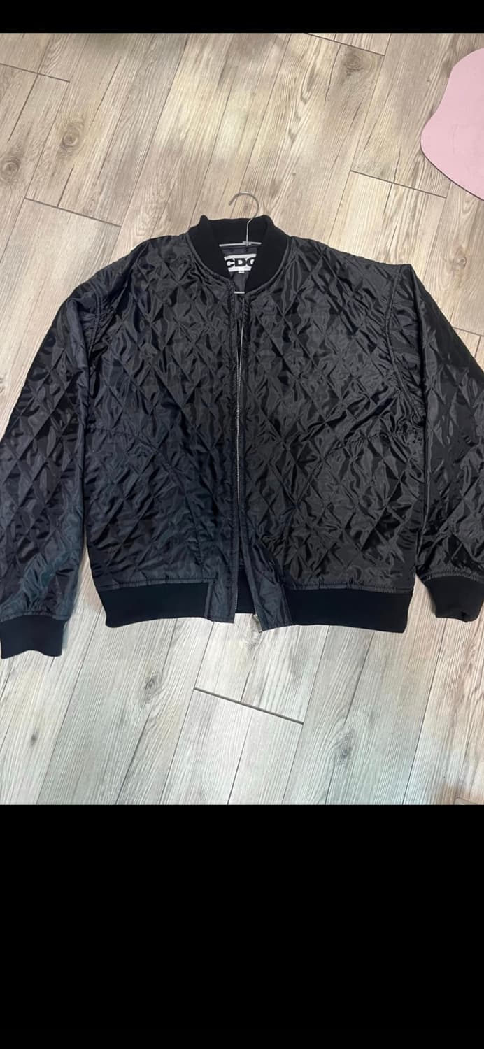 꼼데 CDG 퀼티드 블루종 자켓 블랙 상품이미지2