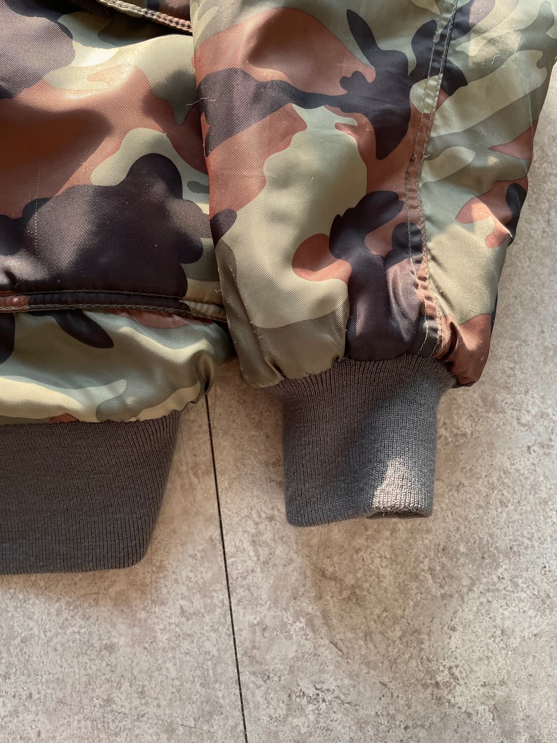 US Air Force  ma-2 카모플라쥬 플라이트 자켓 상품이미지6