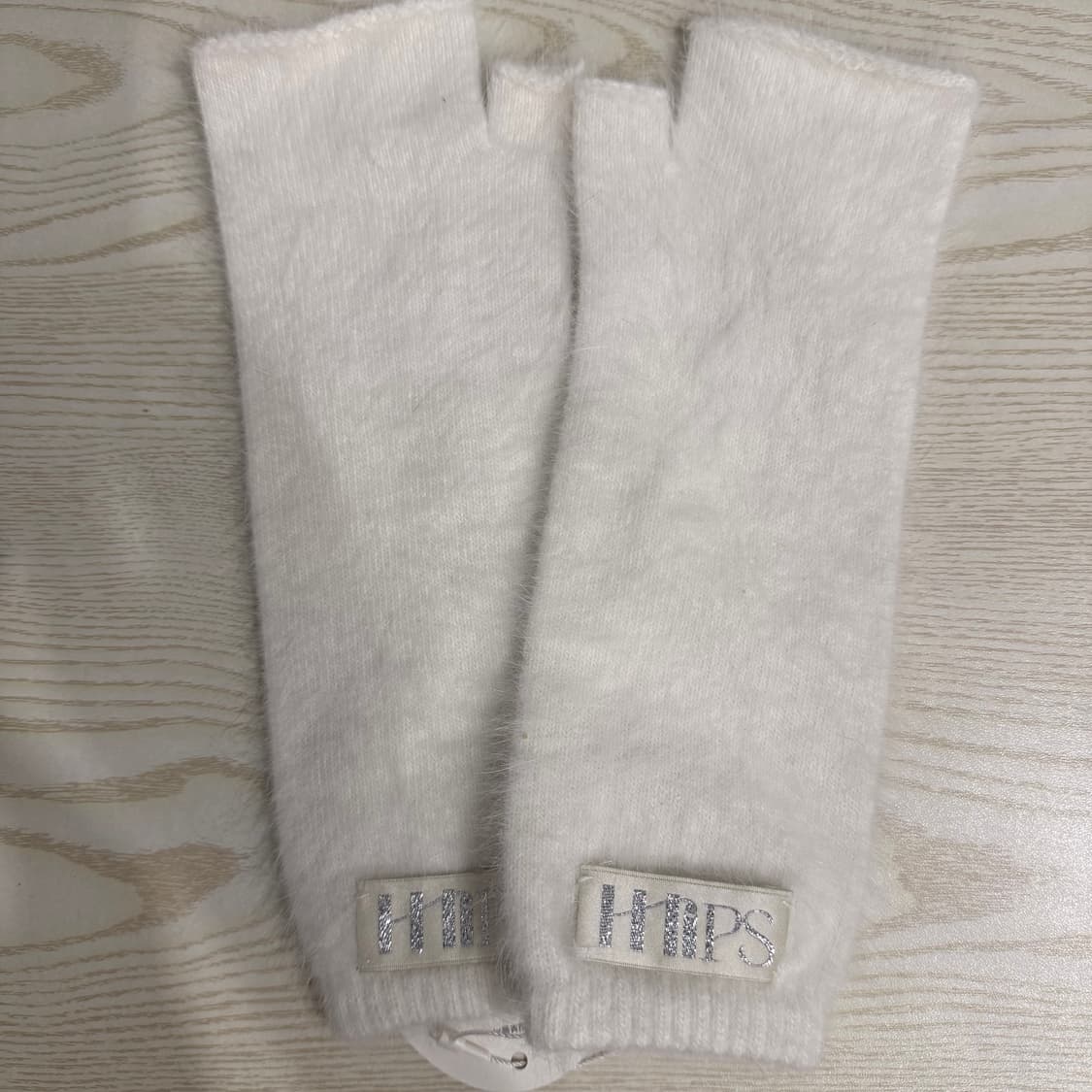 더블힙스 리본 앙고라 암워머 상품이미지4