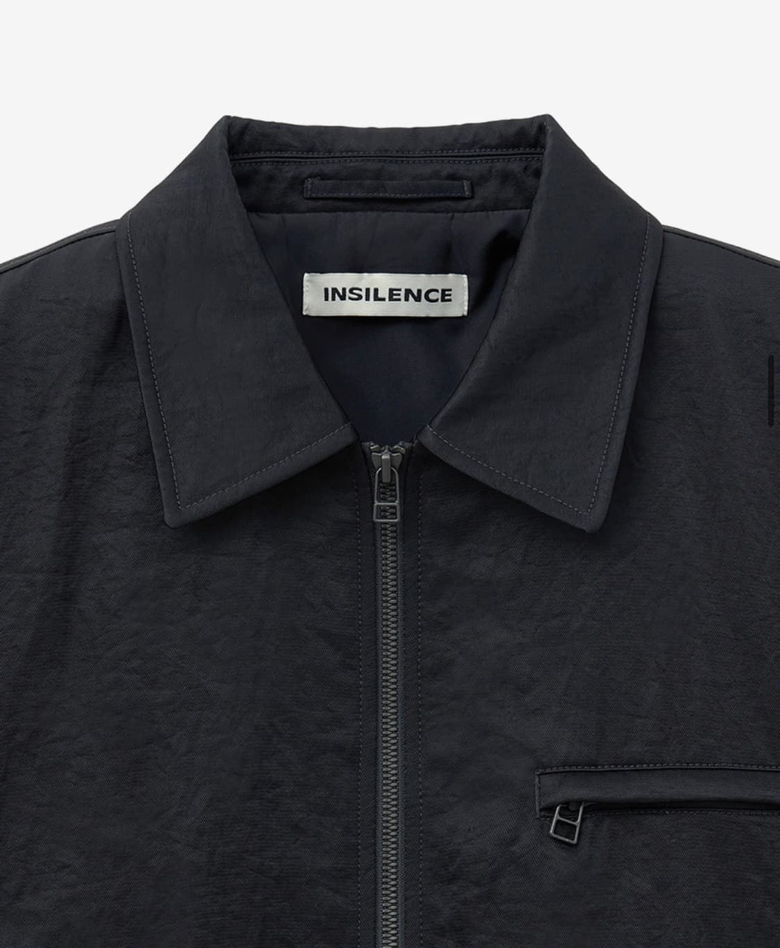 인사일런스 헤비 나일론 블루종 BLACK L사이즈 상품이미지2