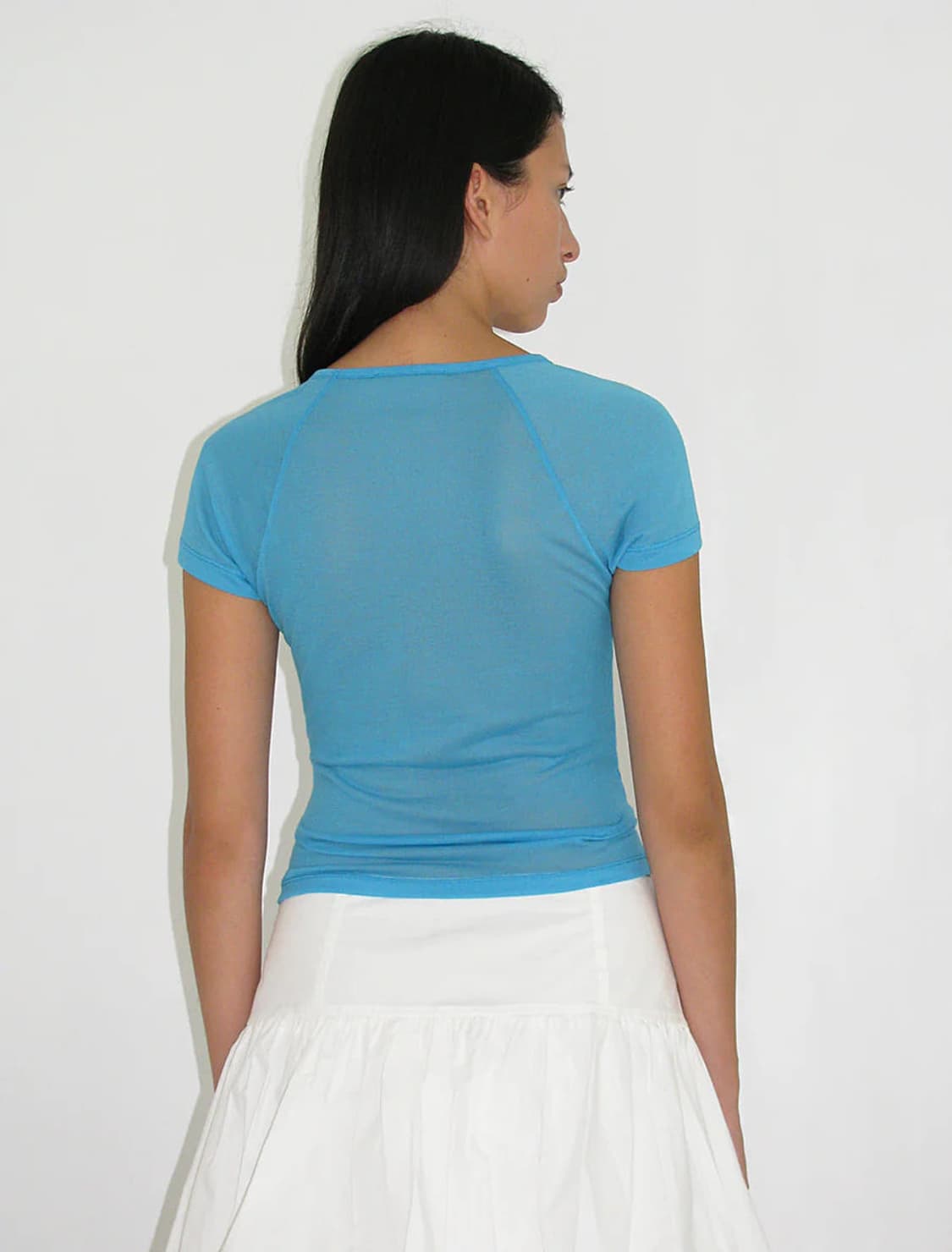 [S,M]팔로마울 Omu 오무 티셔츠/블루 상품이미지8