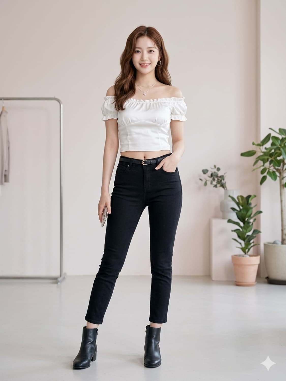 IRO 이로 블랙 슬림핏 데님 팬츠 청바지 상품이미지1