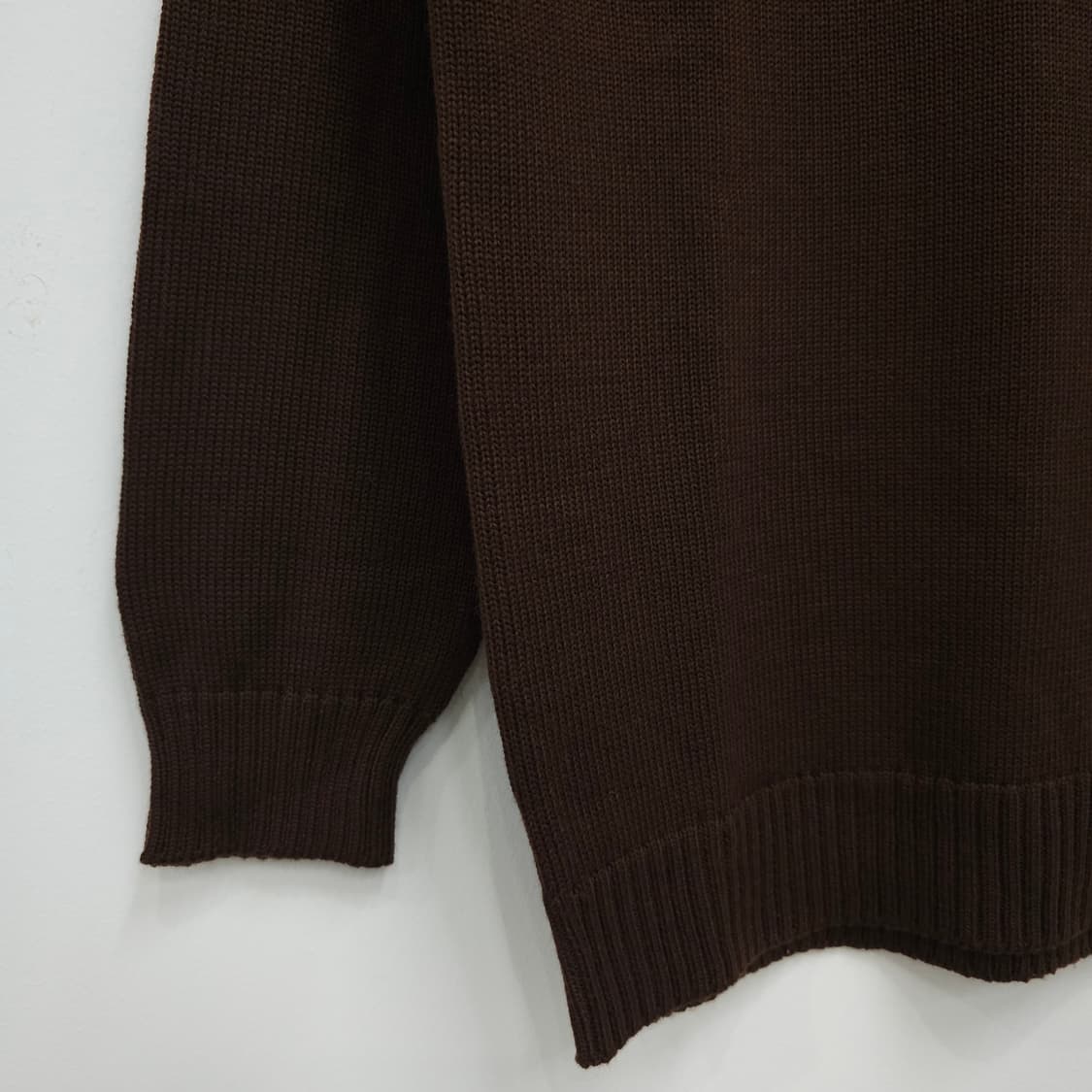 브라운 노르딕 패턴 터들넥 니트 일본빈티지 상품이미지4